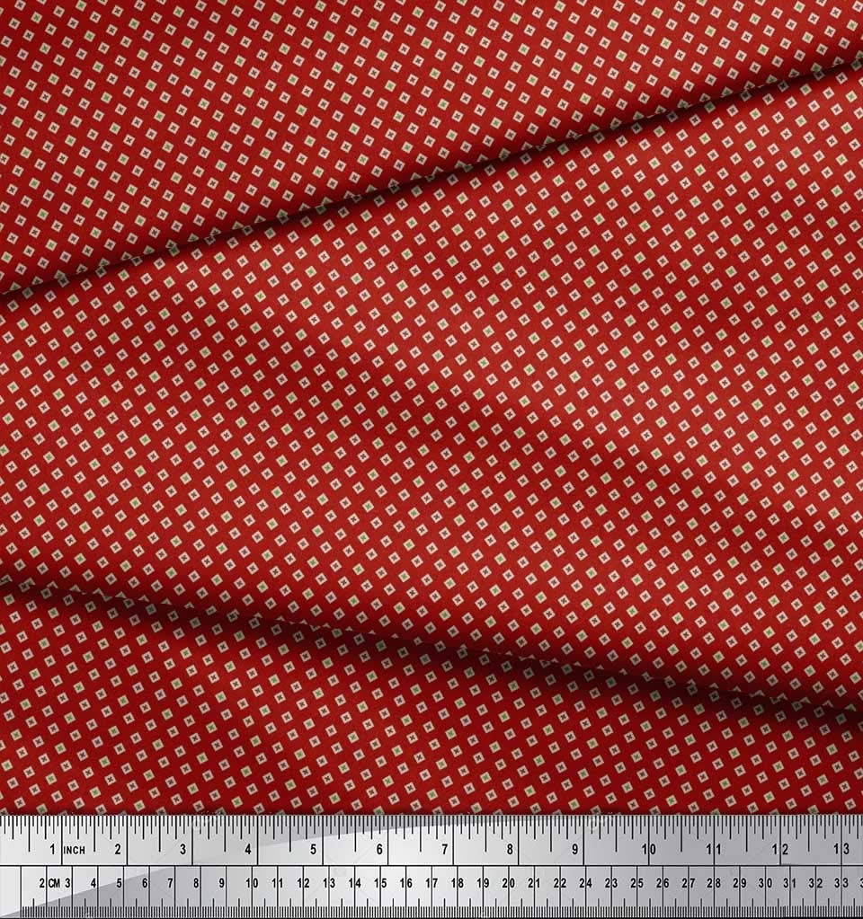Soimoi Moss Georgette Brown Fabric - 42