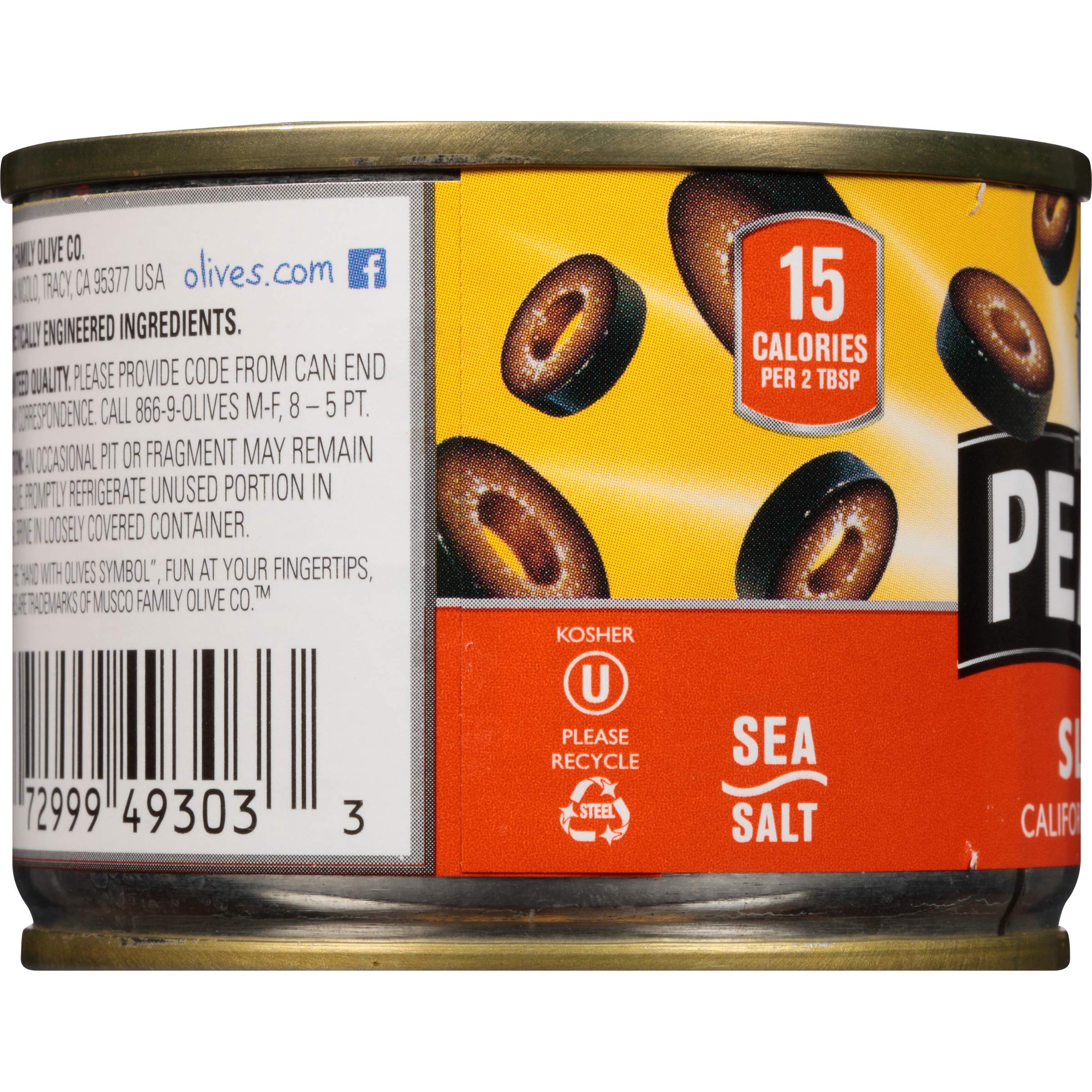 PEARLS California Ripe Olives, Sliced Black Olives - 2.25 Oz Can | Premium Quality, Ready to Eat | Perfect for Salads, Pizzas, Sandwiches & Mediterranean Recipes