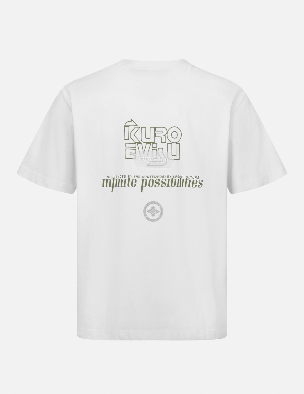 Double Kamon Regular Fit T-Shirt for Men - Comfortable Cotton Casual Tee for Everyday Wear, Gym, and Outings