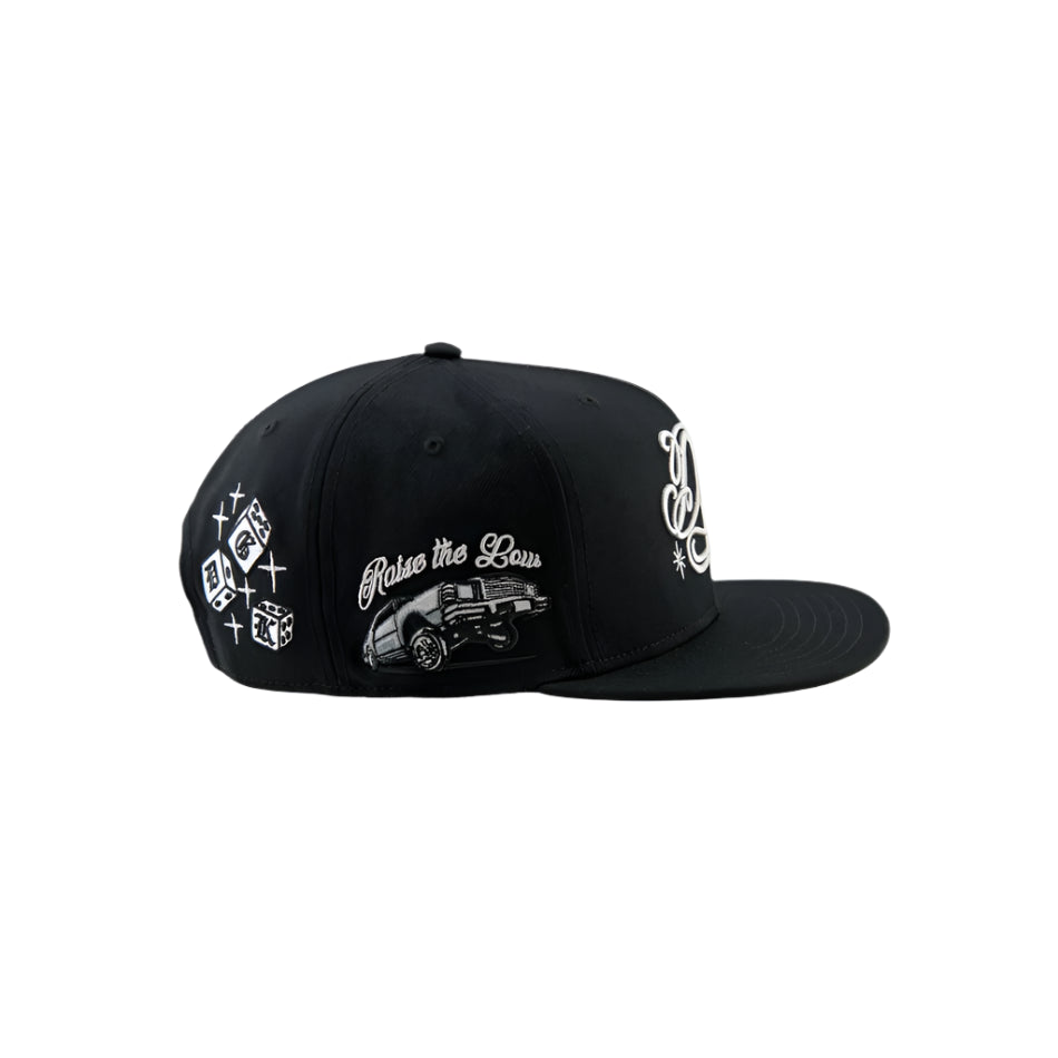 DGK Raise The Low Snapback Hat - Adjustable Dad Cap for Men & Women - Streetwear Fashion Accessory - Perfect for Skating, Hip Hop, and Urban Style Outfits