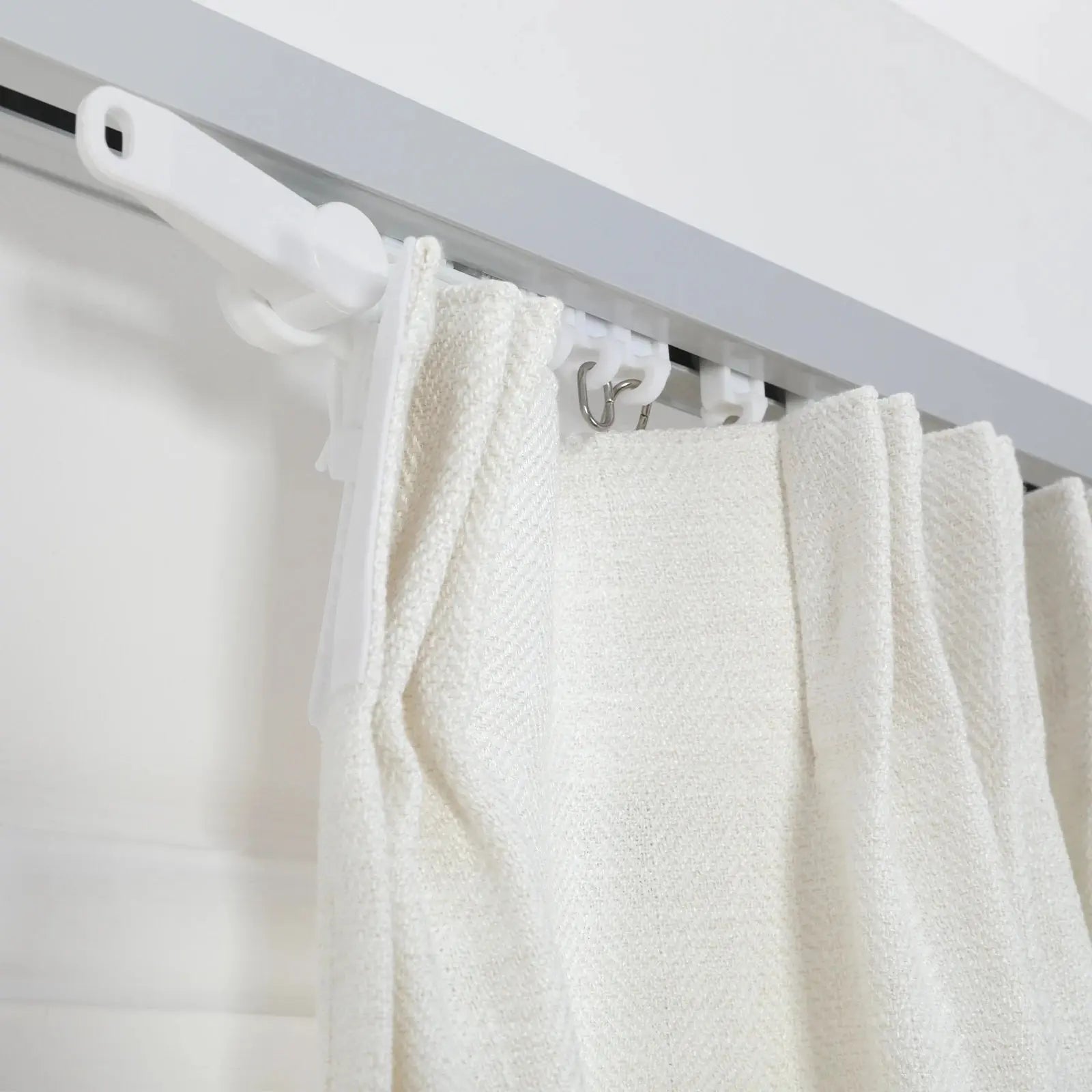 Lark Motorized Curtain Tracks - Smart Home Automatic Drapery Rail System for Living Room & Bedroom | Voice Control & Remote Operated