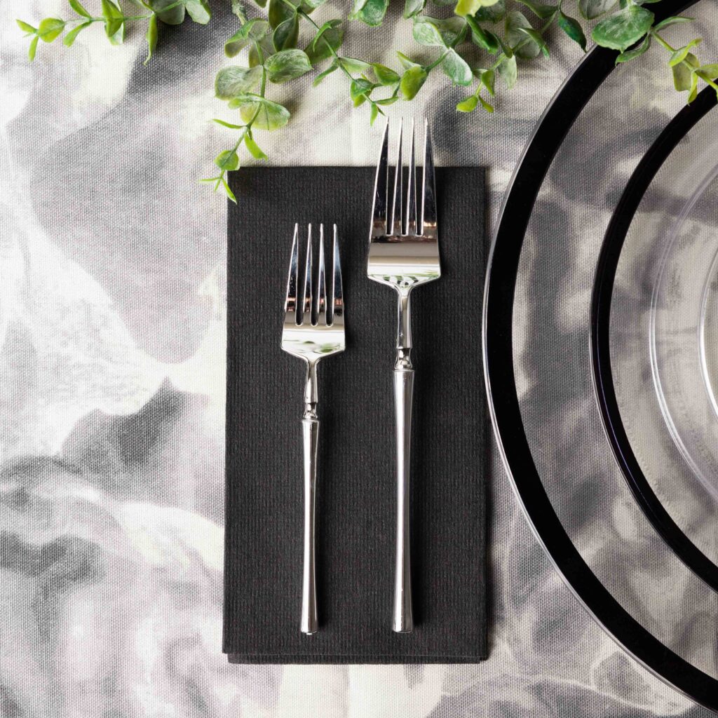 Premium Disposable Black Paper Napkins - 20 Pack for Parties, Weddings & Events - Eco-Friendly & Absorbent Dinner Napkins
