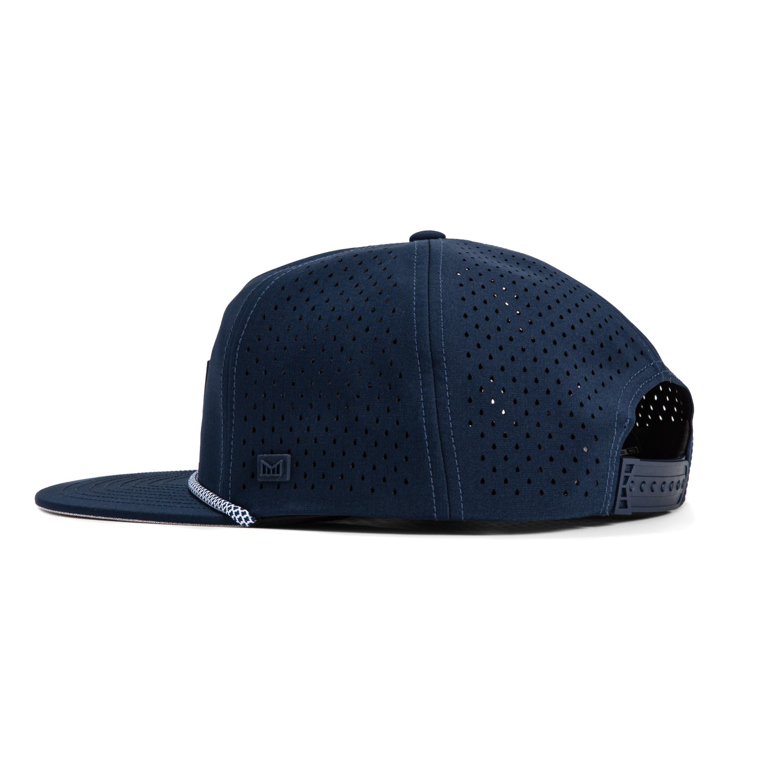 Melin Coronado Brick Hydro Snapback Hat - Navy Blue Adjustable Baseball Cap for Men & Women - Perfect for Outdoor Activities, Sports, and Casual Wear