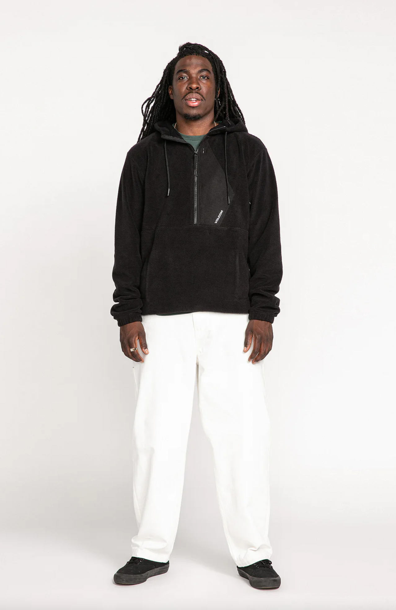 Volcom Understand Half Zip Hoodie for Men & Women - Lightweight Fleece Pullover for Outdoor Activities, Hiking & Casual Wear