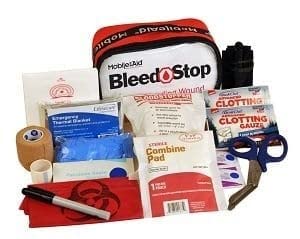 BleedSTOP IMMEDIATE Response 200 - Advanced Bleeding Control & Gunshot Wound Trauma First Aid Kit for Emergency Situations, Outdoor Adventures & Survival Preparedness