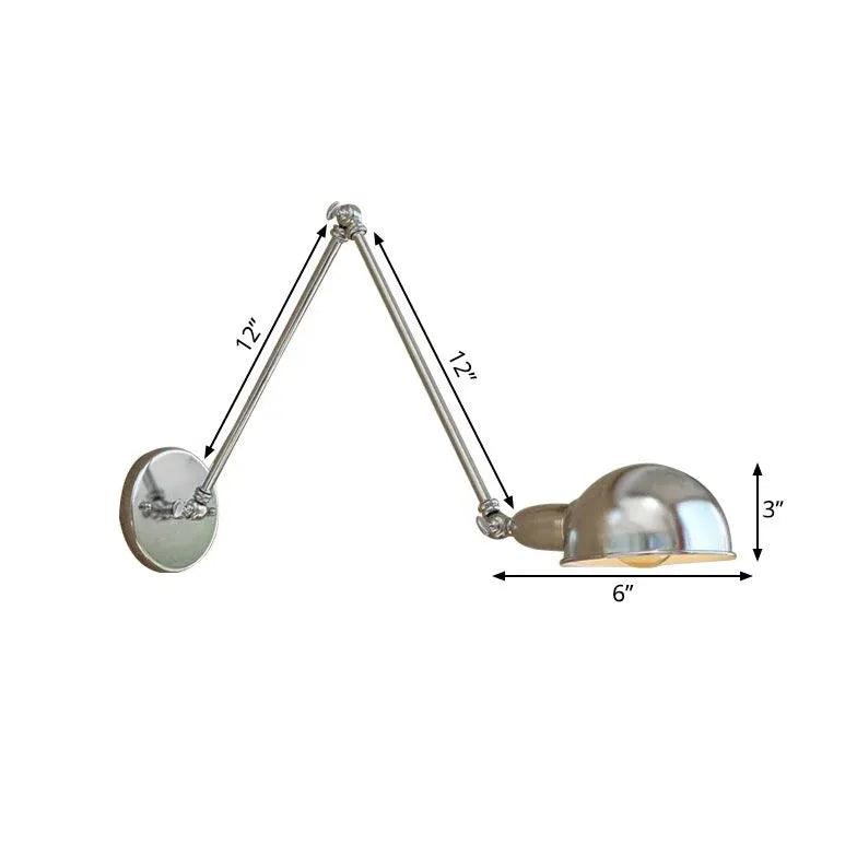 Modern Nickel Wall Light for Bedroom - Elegant Sconce Lighting Fixture for Home Decor, Living Room, Hallway & Dormitory