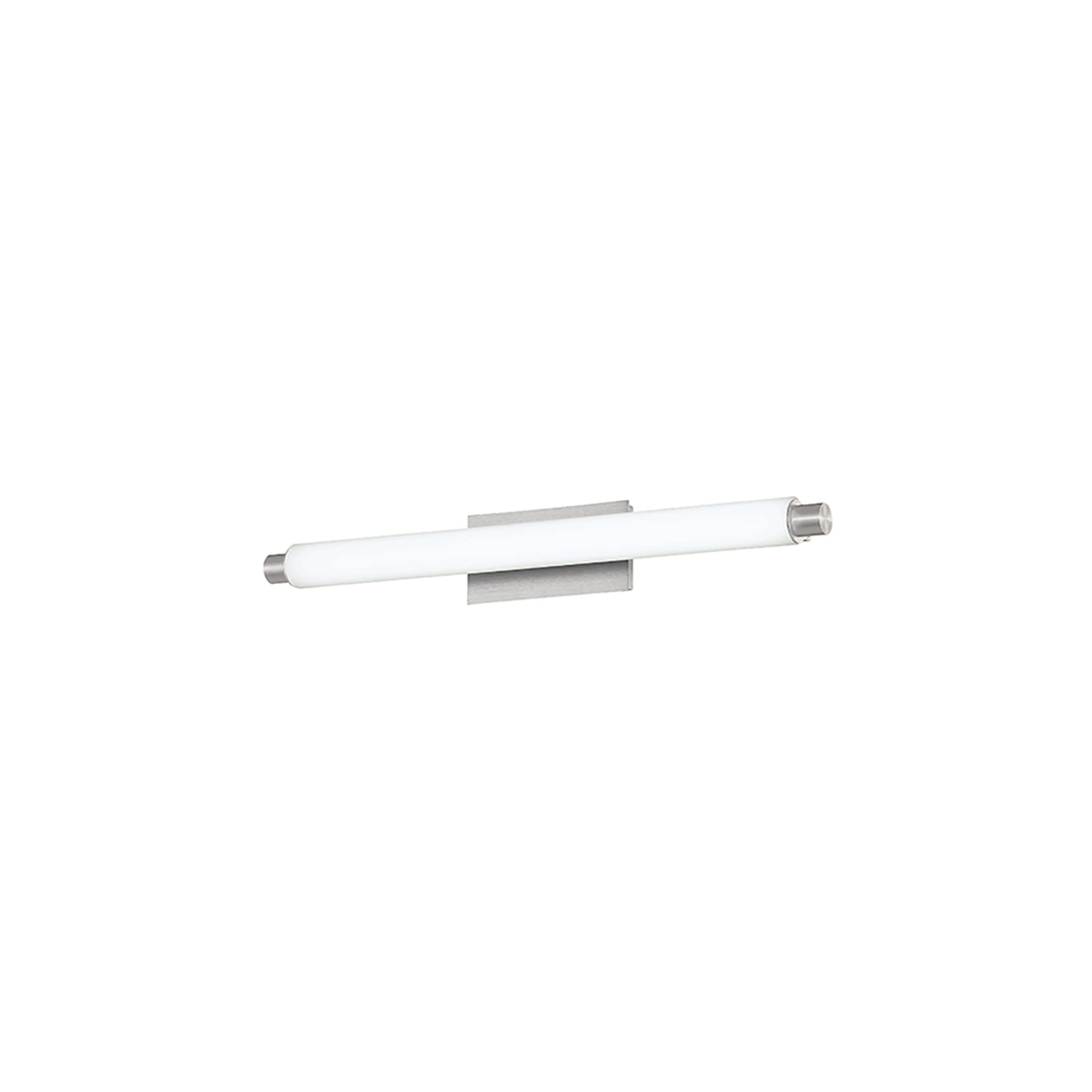 WAC Lighting dweLED Vista 20 Inch LED Bathroom Vanity Light - 3000K Warm White - Brushed Aluminum Finish - Perfect for Bathroom Mirror Lighting & Modern Home Decor