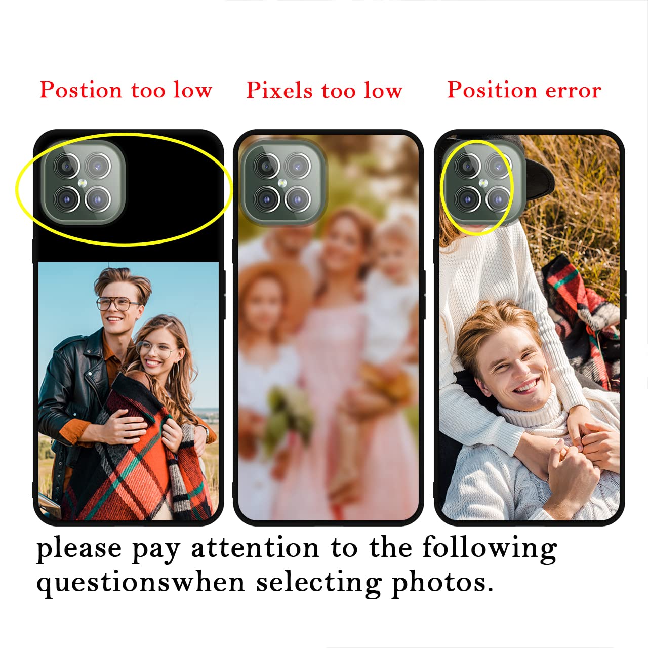 Custom Personalized Photo & Text Name Phone Case for CUBOT C30 - Anti-Scratch Soft TPU Protective Cover (Black) - Perfect for Daily Use, Travel & Gift Giving