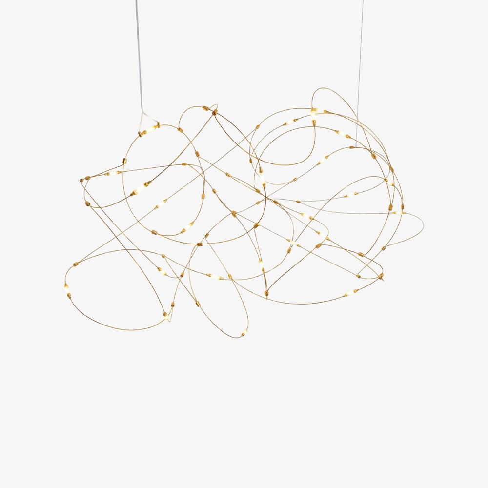 Modern Flock Pendant Light - Elegant Ceiling Hanging Lamp for Dining Room, Kitchen Island & Bedroom Decor - Adjustable Height LED Chandelier Lighting Fixture