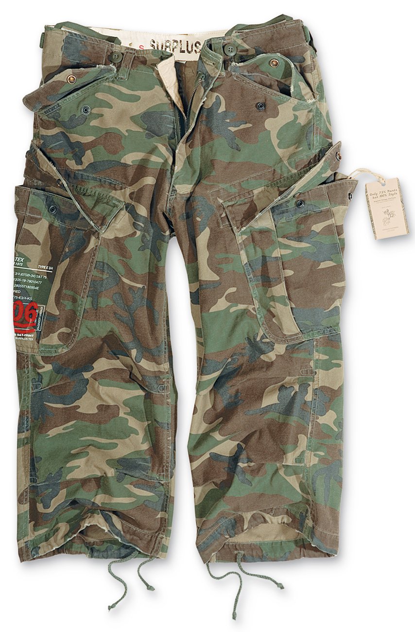 Men's Vintage Engineer Cargo Shorts - 3/4 Length Workwear for Outdoor Activities, Hiking & Casual Wear