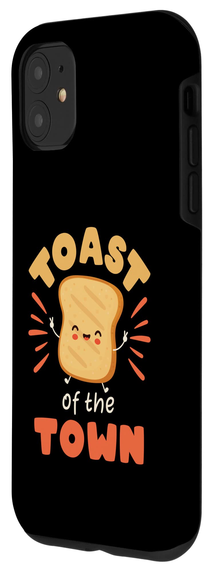 iPhone 11 Case - Cute Kawaii Bread Toast Breakfast Design | Perfect for Food Lovers & Anime Fans | Great for Daily Use, School, Work & Travel