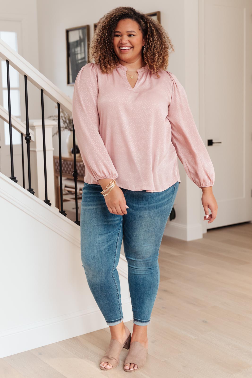 Pink Princess Top - Women's Fashion Blouse for Casual Wear, Date Night & Parties | Trendy & Comfortable