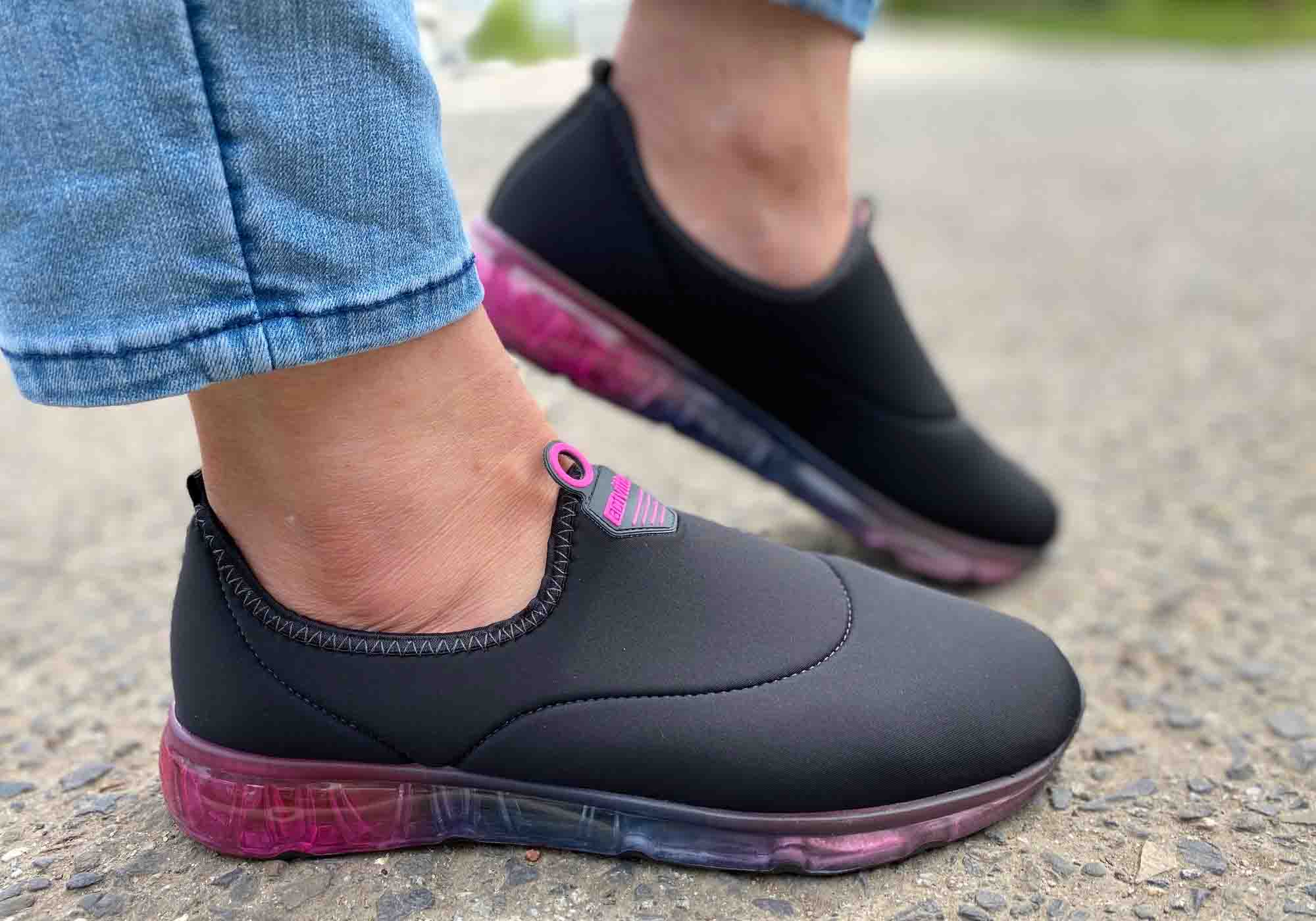 Actvitta Rush Women's Cushioned Slip-On Active Shoes - Lightweight Comfort Walking Shoes for Women - Made in Brazil - Perfect for Running, Gym Workouts & Casual Wear