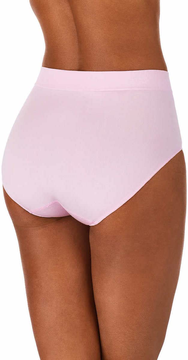 Carole Hochman Women's Silky Soft Seamless Full Coverage Modern Brief Panties 5-Pack - Regular & Plus Sizes - Comfortable Everyday Underwear for Work, Travel & Lounge