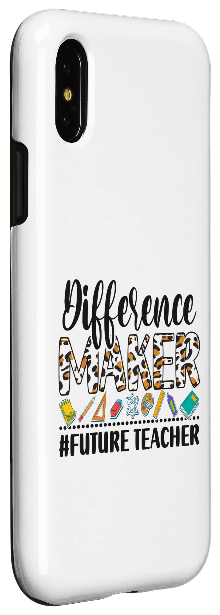 iPhone X/XS Case - Shockproof Slim Protective Cover for Future Teachers & Students - Perfect for Classroom, School & Daily Use