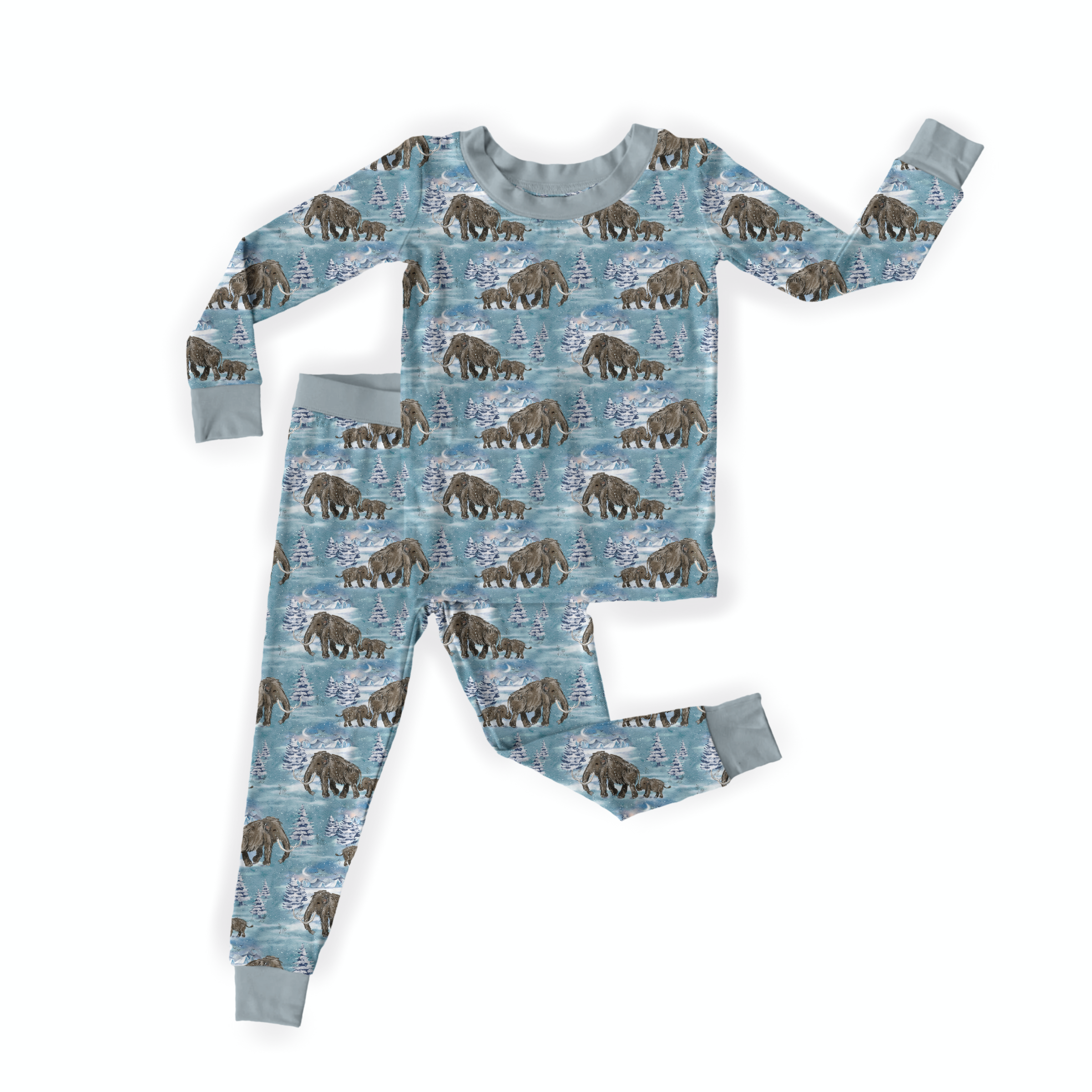 Woolly Wonderland Two Piece Pajama Set - Cozy Winter Sleepwear for Women | Soft Flannel Pajamas for Cold Nights & Lounging at Home