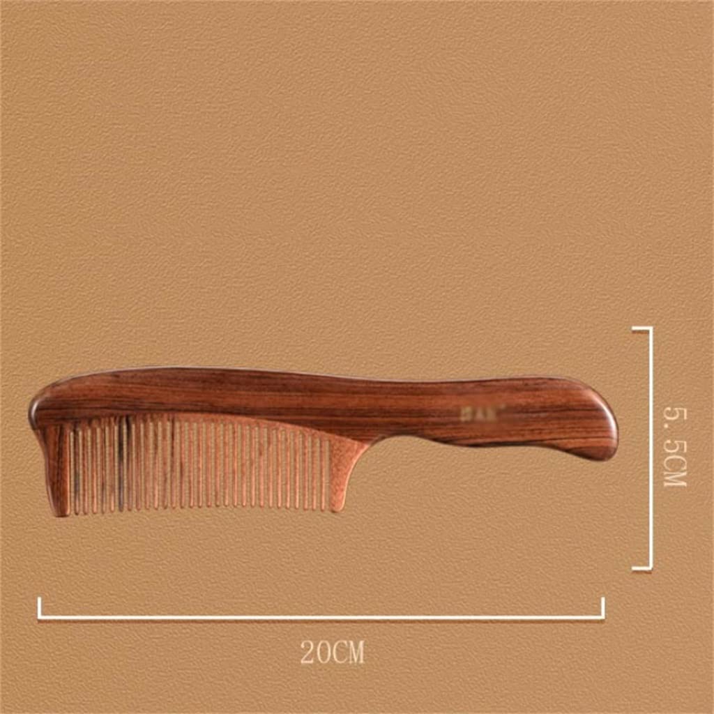 Unisex Wooden Hair Comb - Portable Massage Comb for Long & Short Hair - Natural Hair Care & Styling Tool - Perfect Personal Gift for Home, Travel & Salon Use