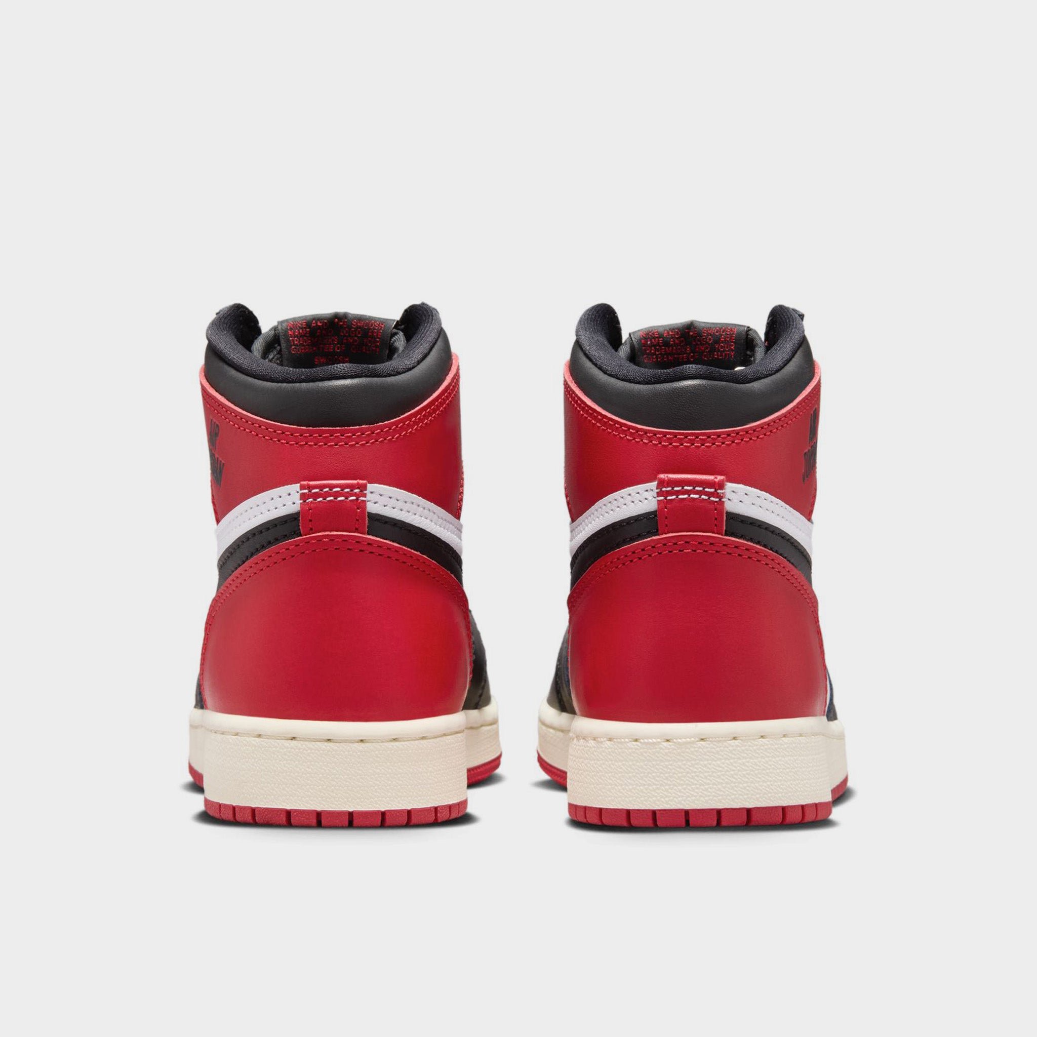 Air Jordan 1 Retro High OG GS Sneakers - White/Black/Varsity Red - Basketball Shoes for Women & Girls - Perfect for Streetwear & Court Performance