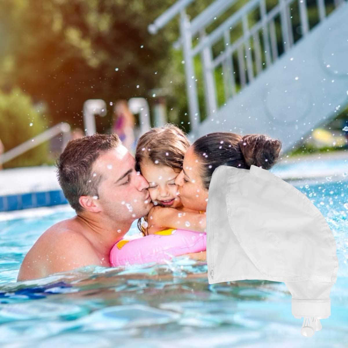 EXCEART Multipurpose Cleaner & Pool Filter Bag for 360/380 Vacuum - Pool & Home Cleaning