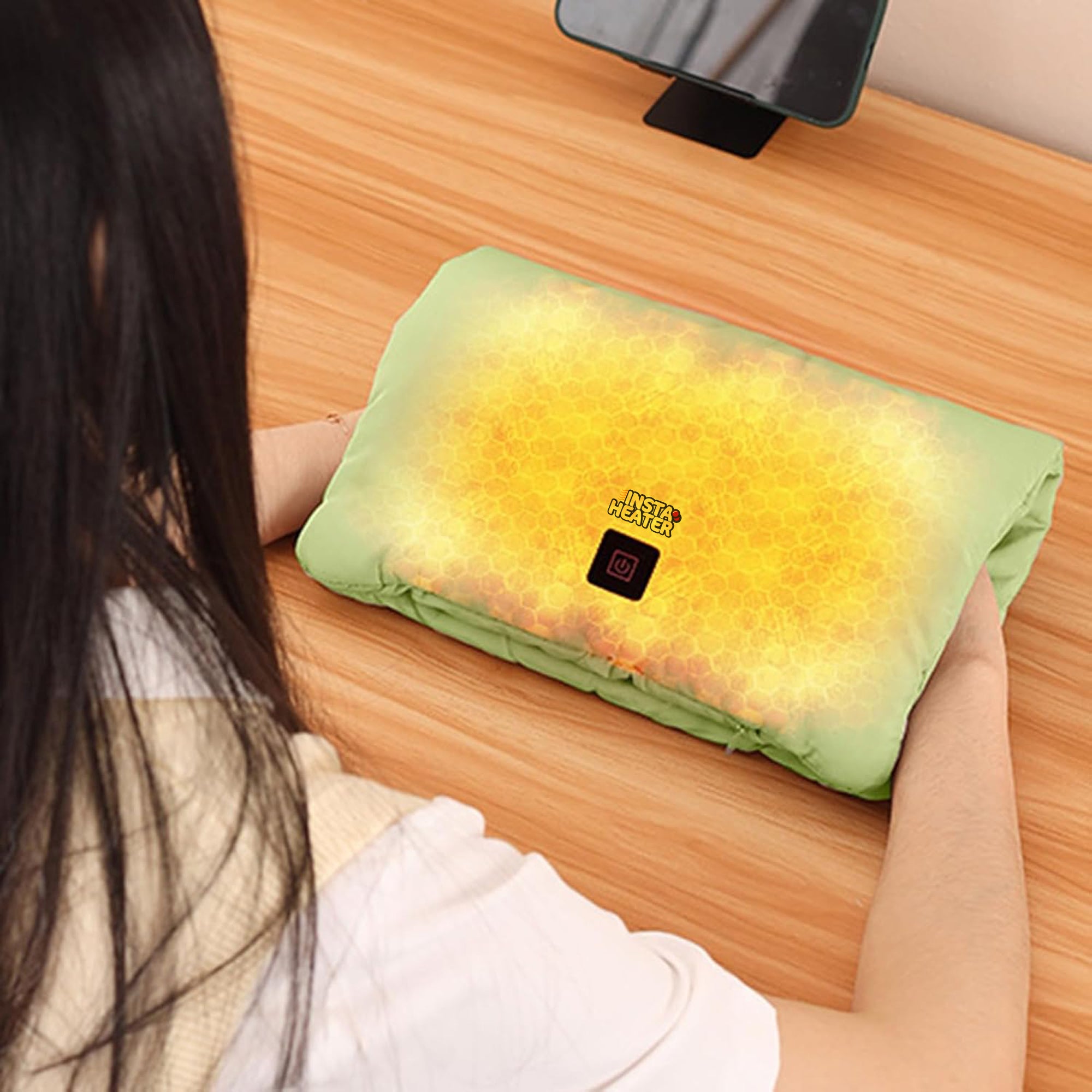 INSTA Heater Portable Electric Hand Warmer - 3 Heat Settings, Fast Heating for Hands & Body - Perfect for Outdoor Activities, Camping, and Winter Use