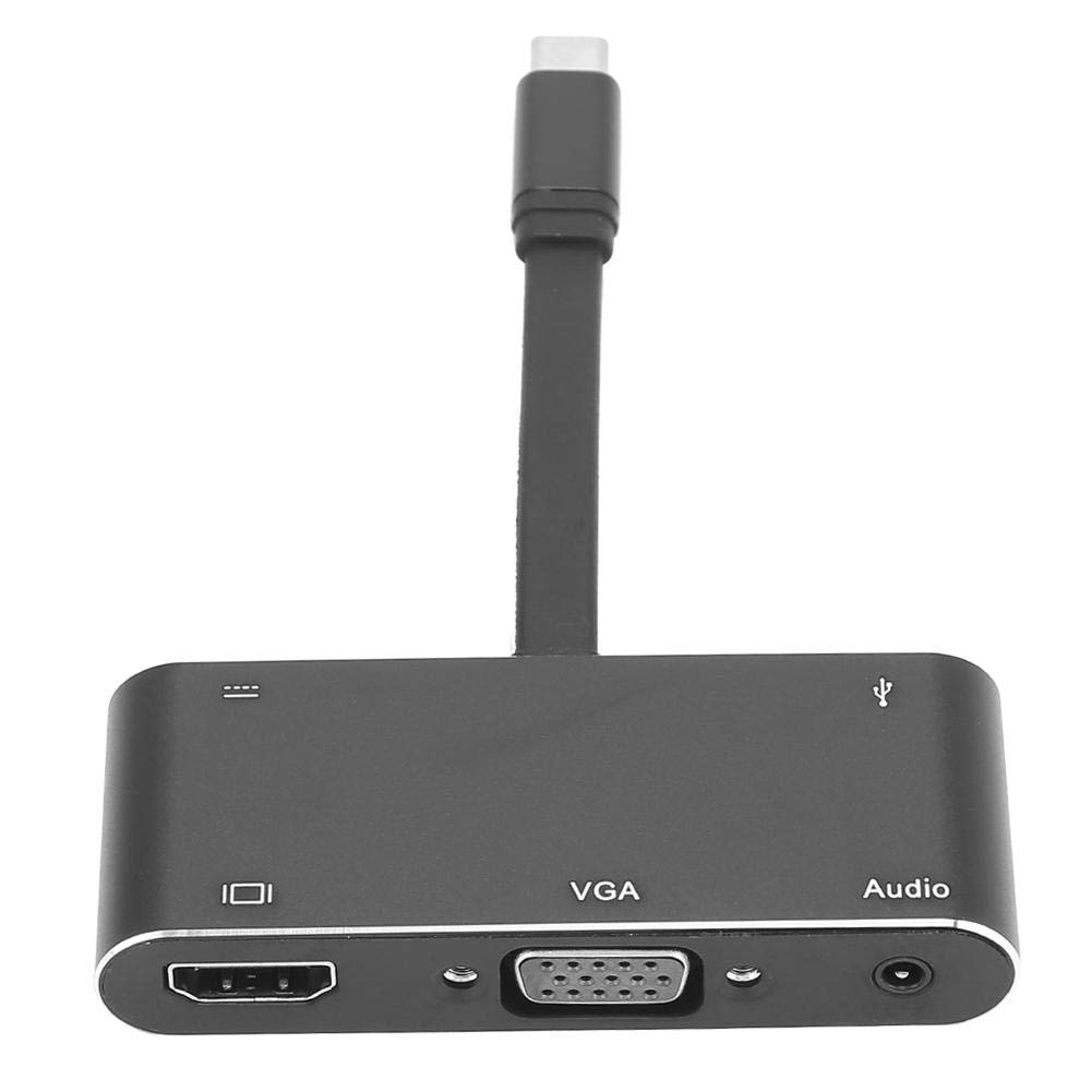 Bindpo USB C Docking Station 12-in-1 with 4K HDMI, VGA, USB 3.0, Ethernet, SD/TF Card Reader - USB-C Hub Adapter for MacBook Pro/Air, Dell XPS, HP, Lenovo - Perfect for Home Office, Gaming & Presentations (Black)