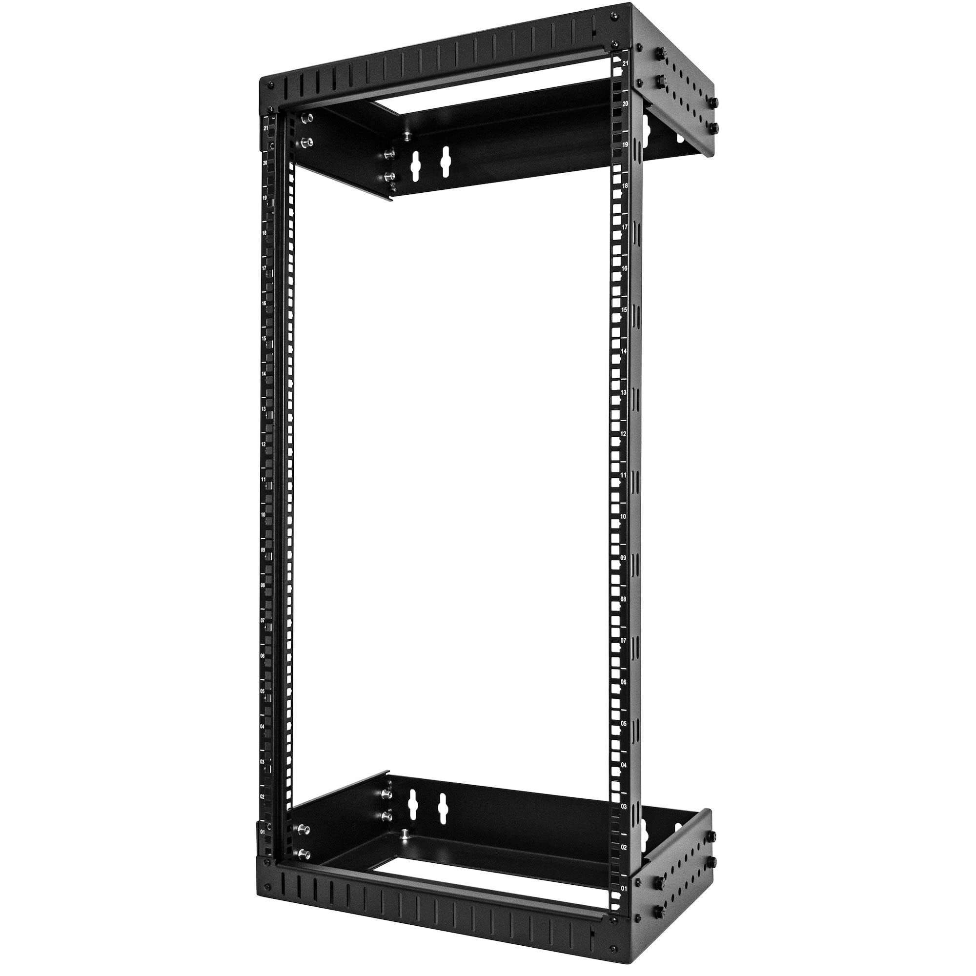 StarTech.com 21U Heavy-Duty 2-Post Wall Mount Server Rack - Adjustable Depth 19