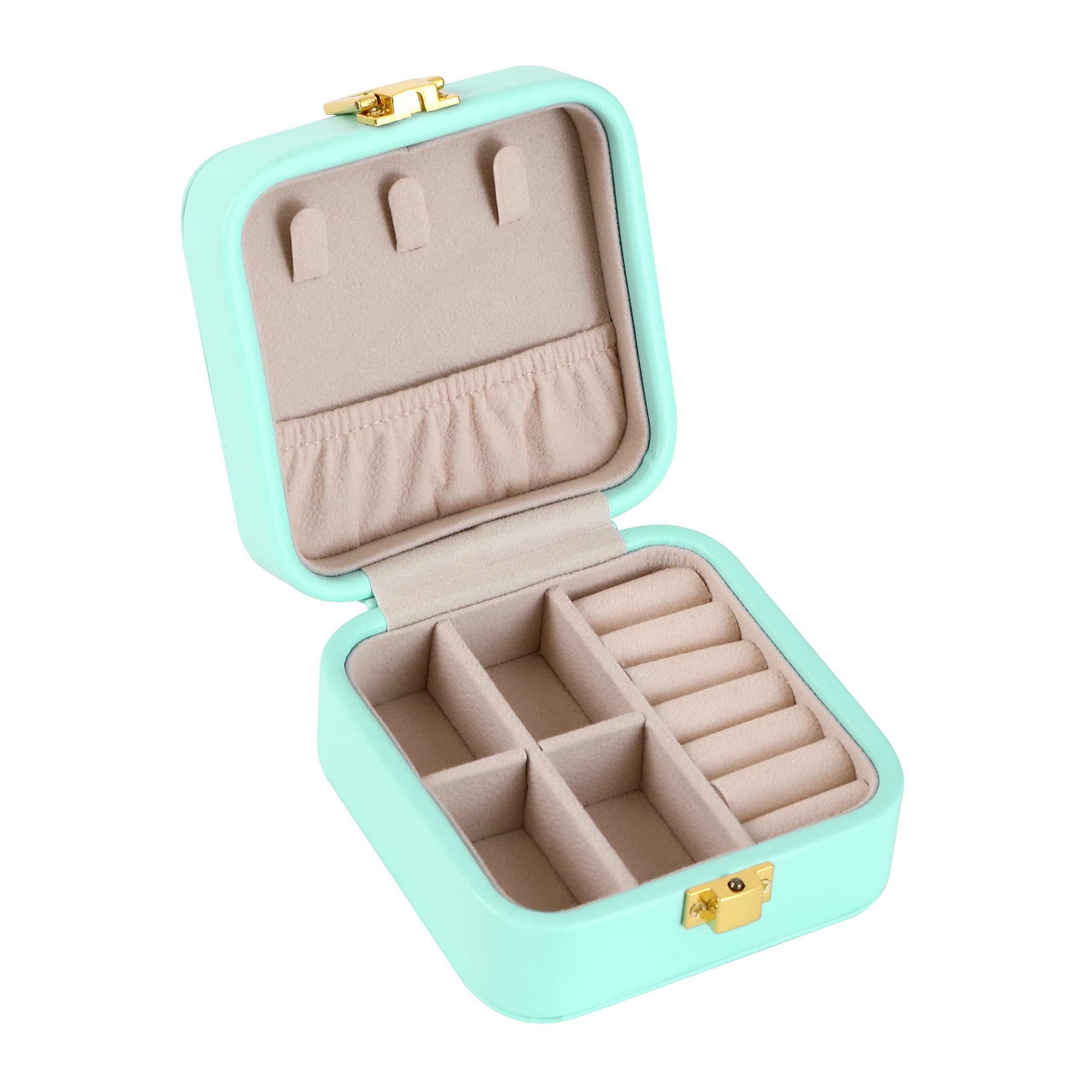 Leafvein Travel Jewelry Organizer Box - Perfect Sister Birthday Gift, Small Jewelry Case for Women | Great for Travel, Storage & Special Occasions