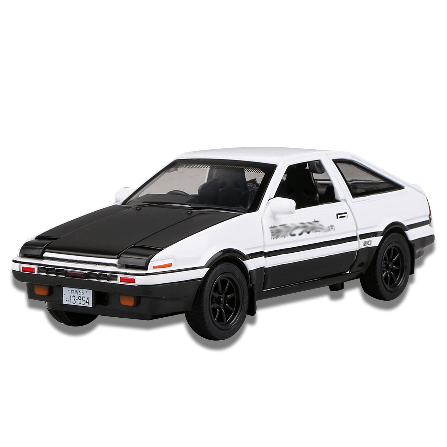 COOLPUR 1:32 Scale Alloy Pull Back Toy Car - AE86 Diecast Model Vehicle for Kids & Collectors | Perfect Gift for Boys, Car Enthusiasts & Young Adults | Display, Play & Collection | Birthday, Christmas & Decoration Use