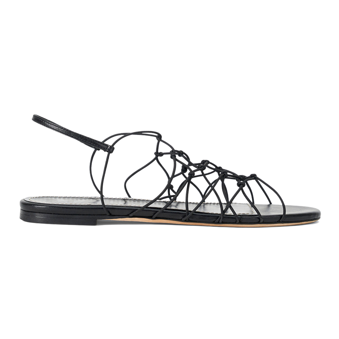 Gio Knot Sandals for Women - Comfortable Boho Braided Leather Flat Sandals - Perfect for Beach, Vacation & Summer Outfits