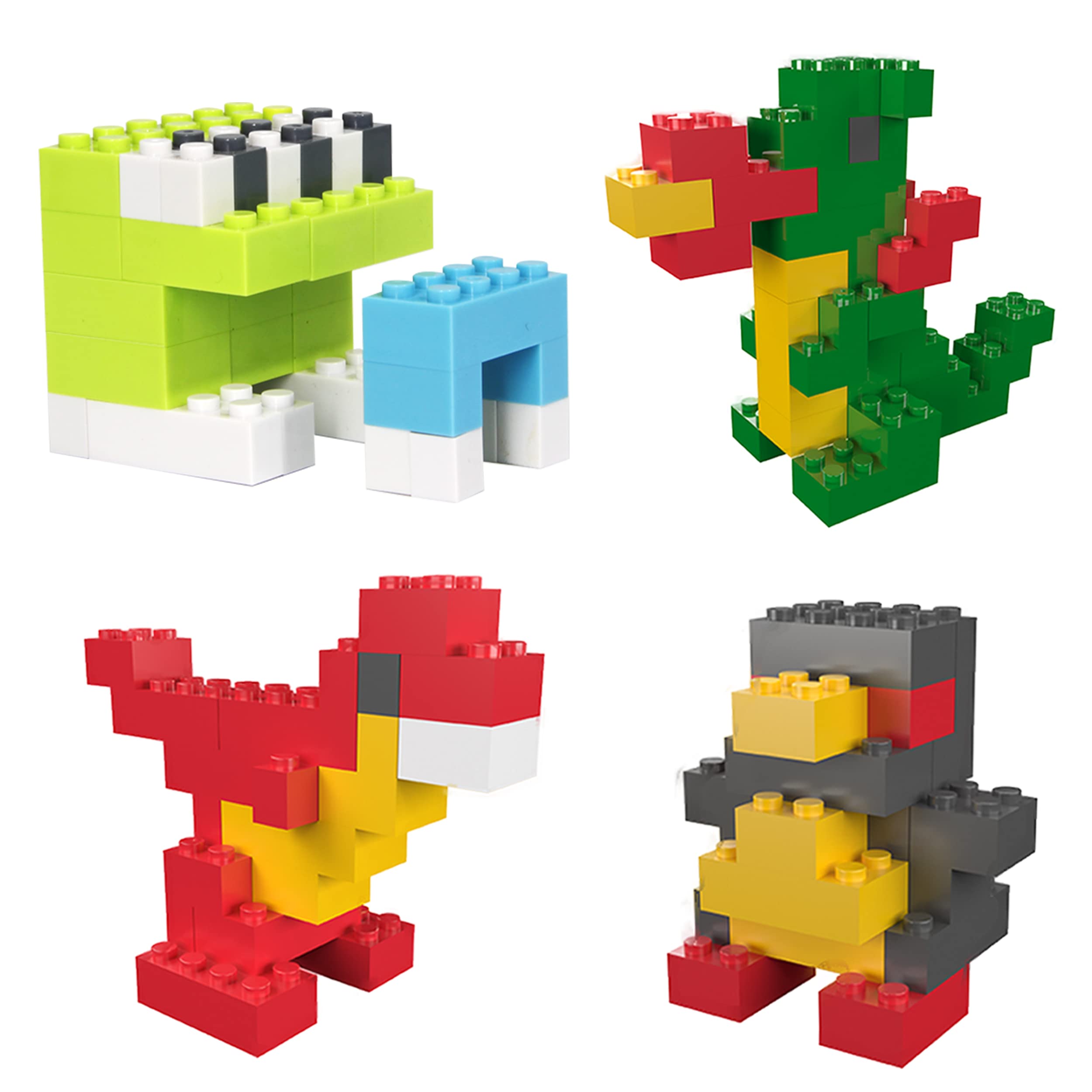PicassoTiles 1250 Piece STEM Educational Building Blocks Set - Creative Shapes for Imaginative Play, Numbers & Characters Learning - Washable Construction Toys for Kids Ages 3+ | Perfect for Classroom, Homeschool & Family Playtime Activities