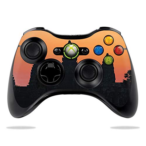 MightySkins Vinyl Wrap Skin for Microsoft Xbox 360 Controller - Sunset Architecture Design | Protective & Durable Custom Cover | Easy to Apply & Remove | Made in USA | Perfect for Gaming, Collectors & Personalization