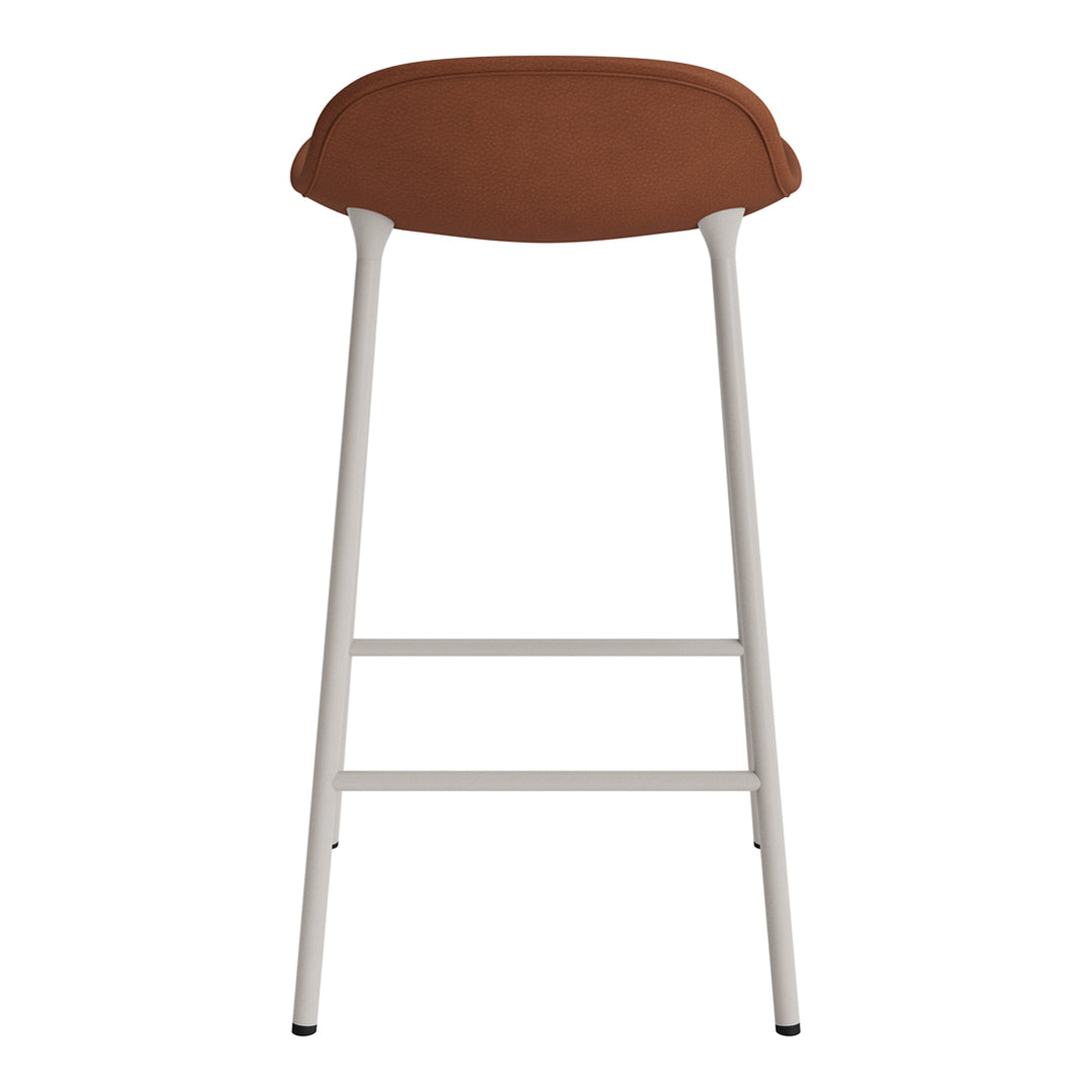 Modern Form Counter Stool with Sturdy Metal Legs & Comfortable Upholstered Seat - Perfect for Kitchen Islands, Breakfast Bars & Home Decor