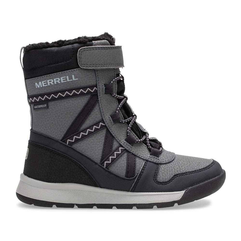 Merrell Kid's Snow Crush 2.0 Waterproof Winter Boots for Boys & Girls - Warm, Comfortable & Durable Snow Boots for Kids - Perfect for Snow Play, Hiking & Outdoor Adventures