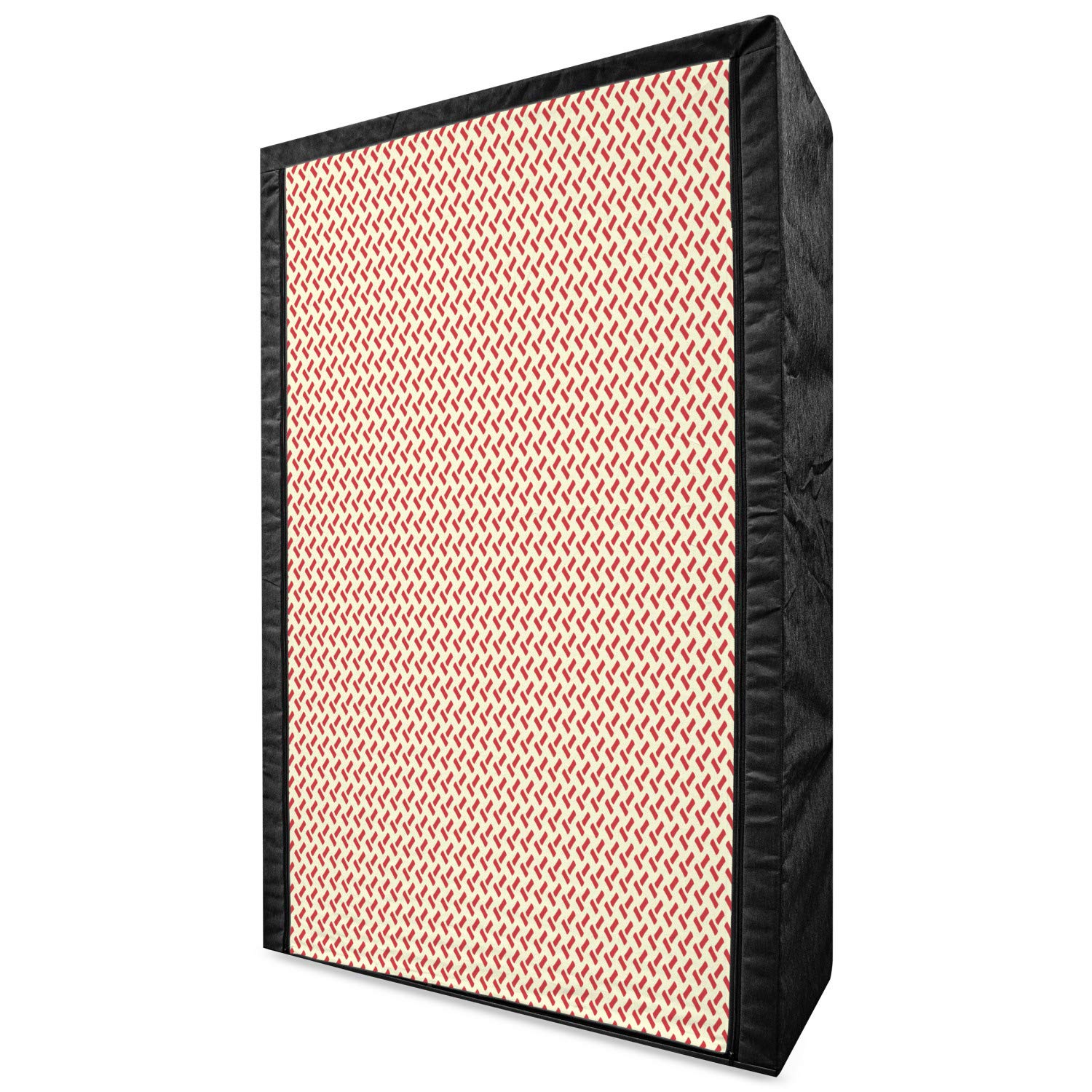 Ambesonne Abstract Portable Fabric Wardrobe with Herringbone Pattern - 42.5
