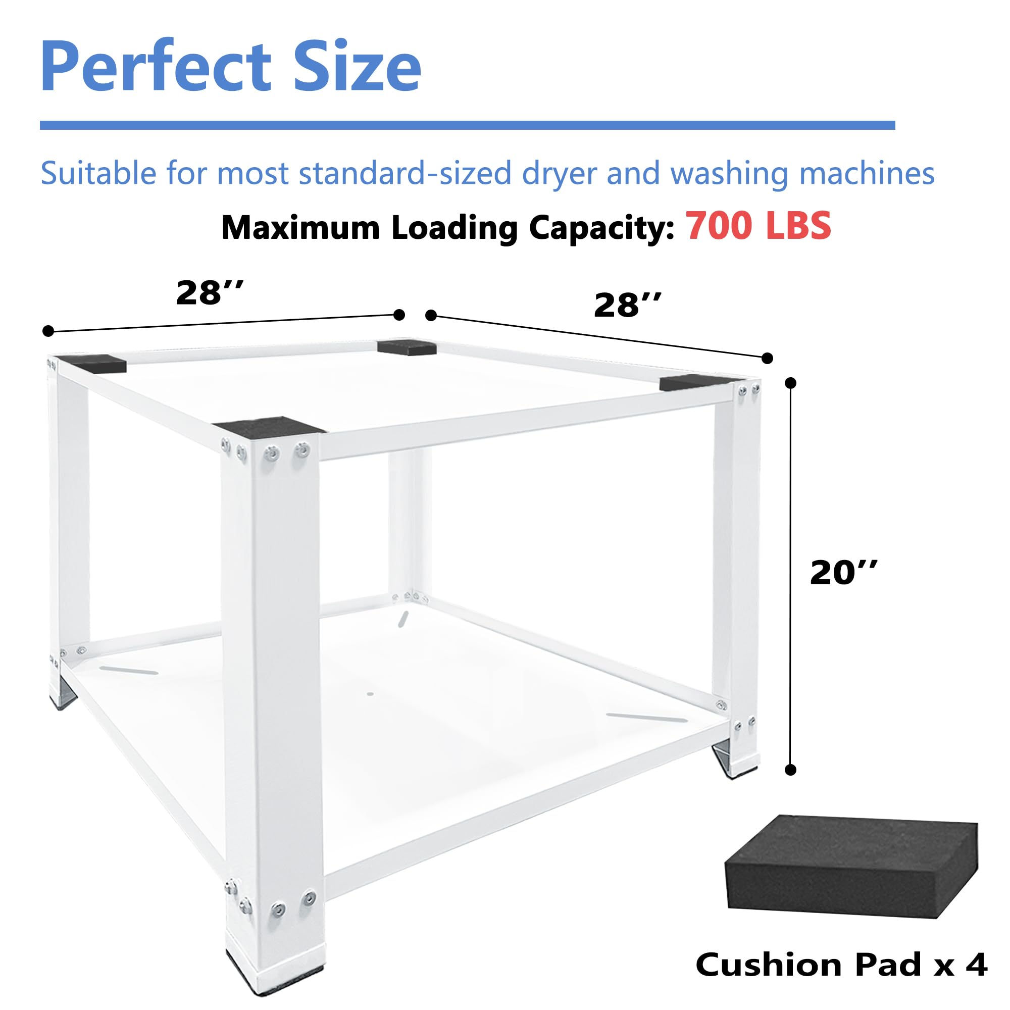 Royxen Universal Washing Machine Pedestal Stand - 20