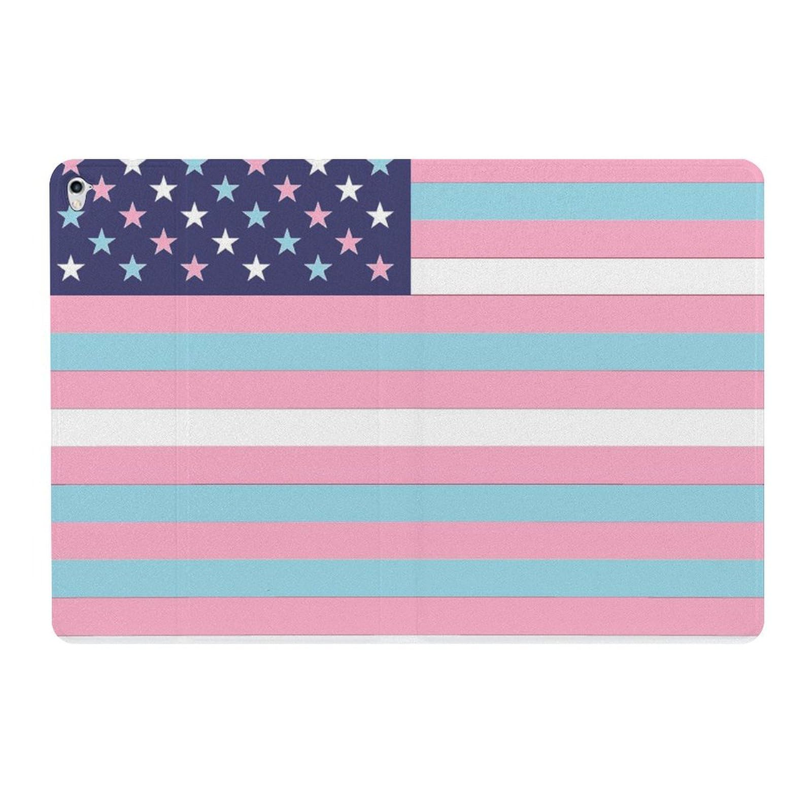 Transgender Pride iPad Pro Case - Shockproof Waterproof Slim Cover for iPad Pro 9.7 Inch (2016 Model) with Stand | Perfect for LGBTQ+ Pride Events, Travel Protection & Daily Use