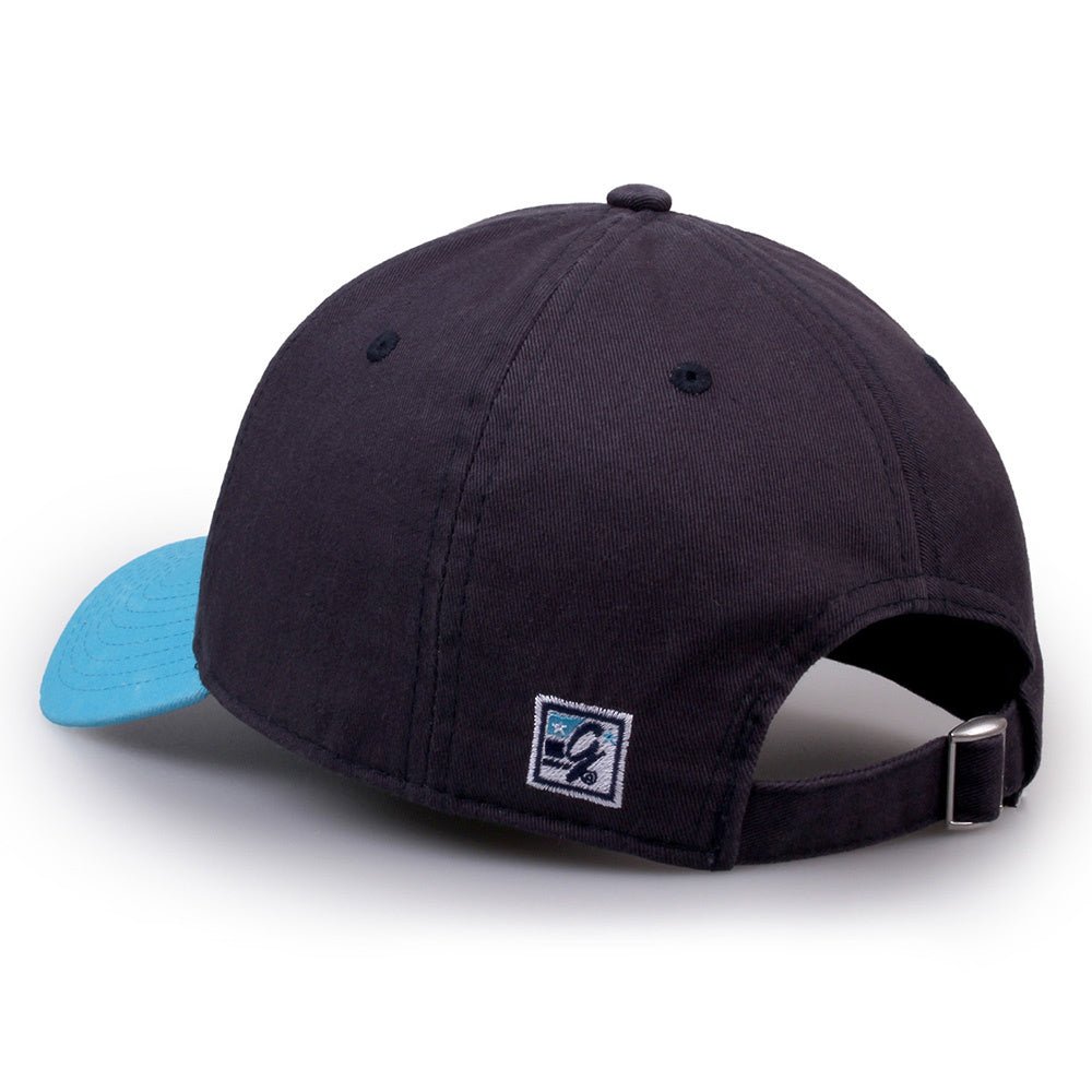 Cork Dorks CD Logo Navy/Teal Structured Twill Baseball Cap - Perfect for Outdoor Activities, Sports & Casual Wear