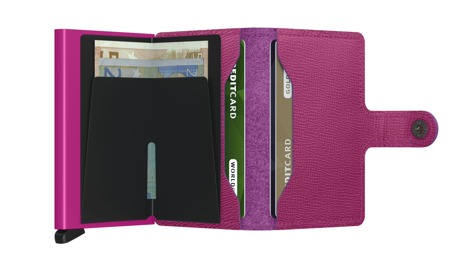 SECRID Miniwallet Crisple - Slim RFID Blocking Wallet for Men & Women | Compact & Secure Card Holder for Travel, Business & Everyday Use