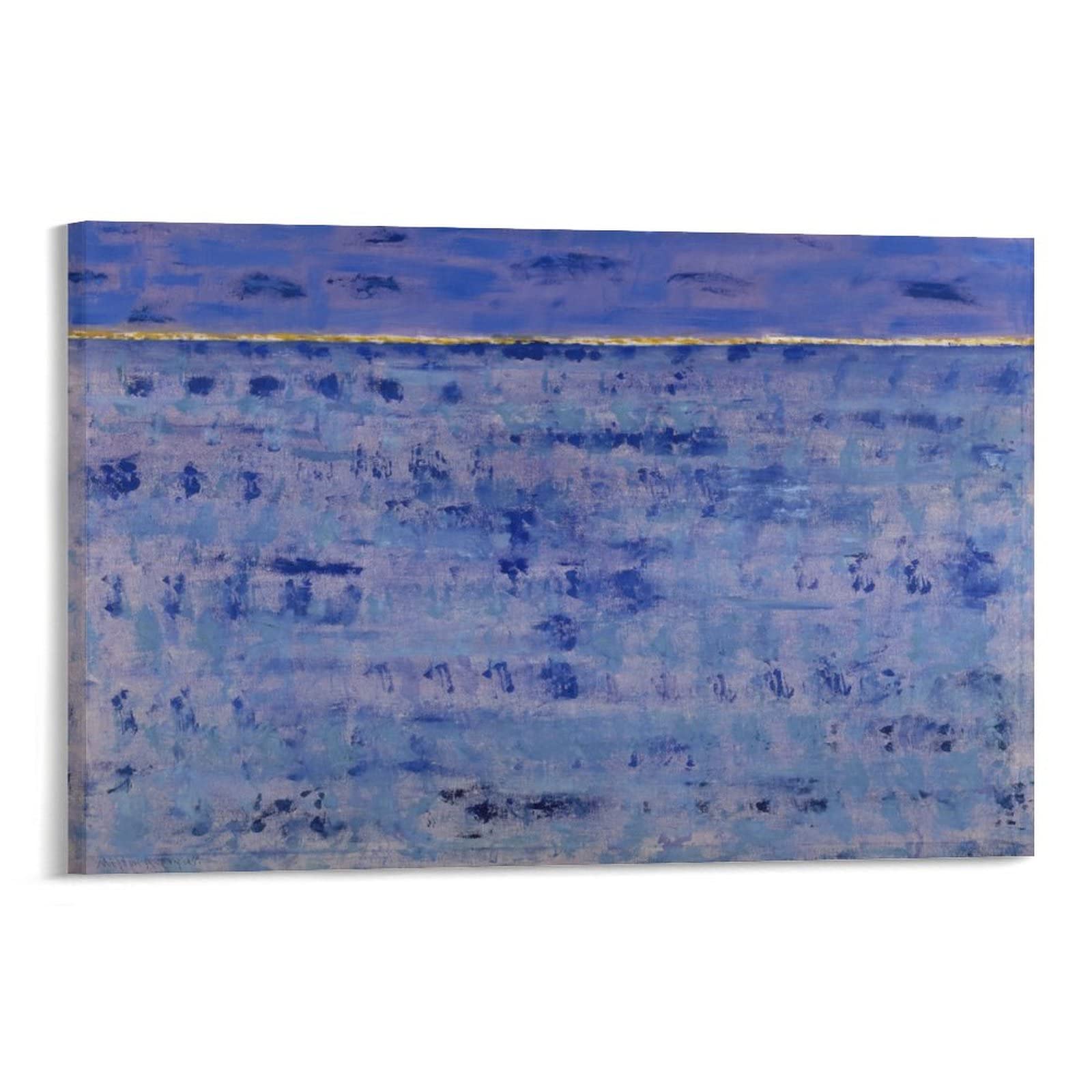 Milton Avery Night Harbor Abstract Oil Painting - Large Canvas Print Wall Art for Home, Office, Classroom & Coffee Shop Decor | Famous Art Reproduction