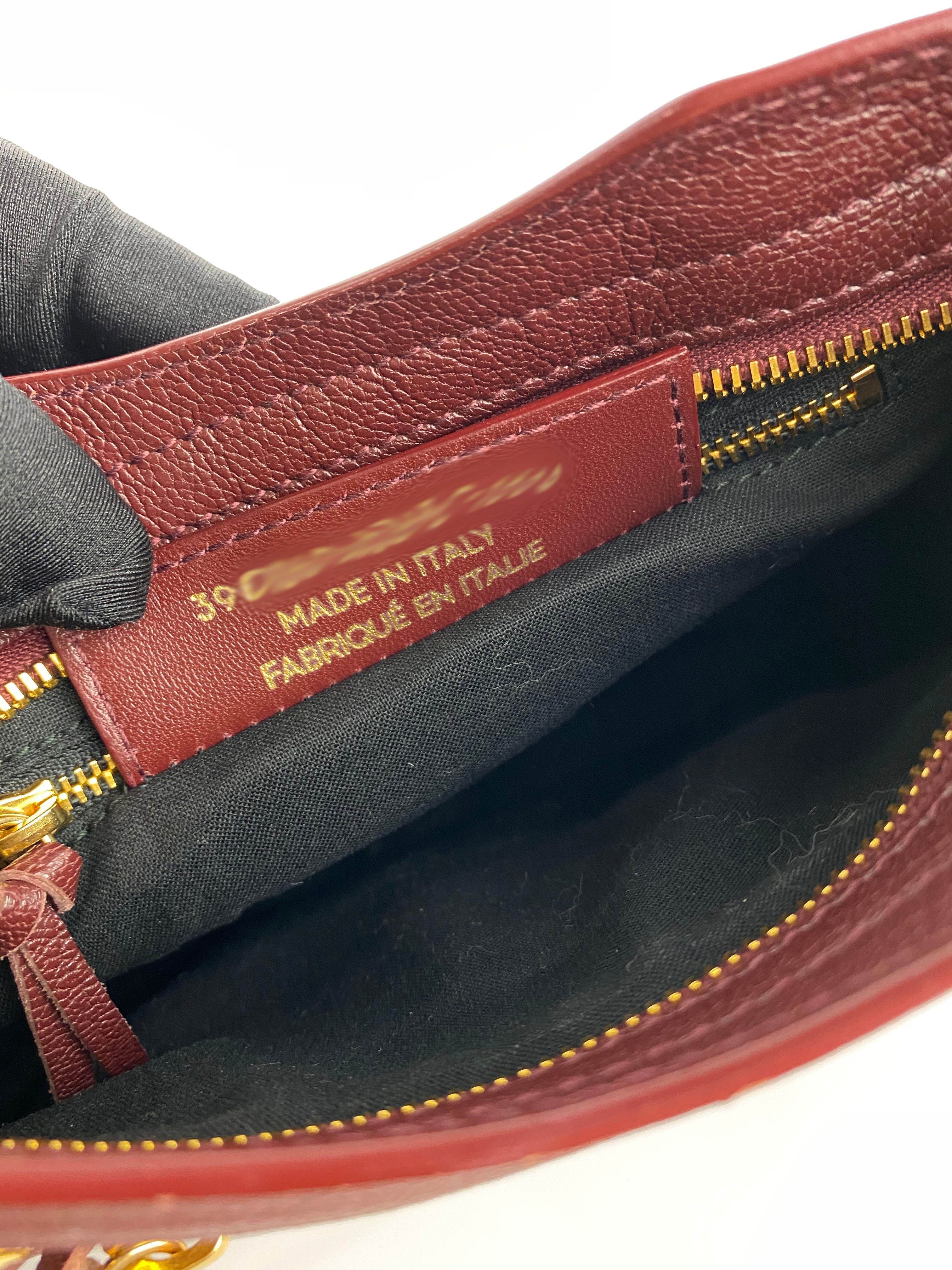 Balenciaga Burgundy Nano Classic City Bag - Stylish Crossbody Handbag for Women | Perfect for Everyday Use, Travel & Night Out
