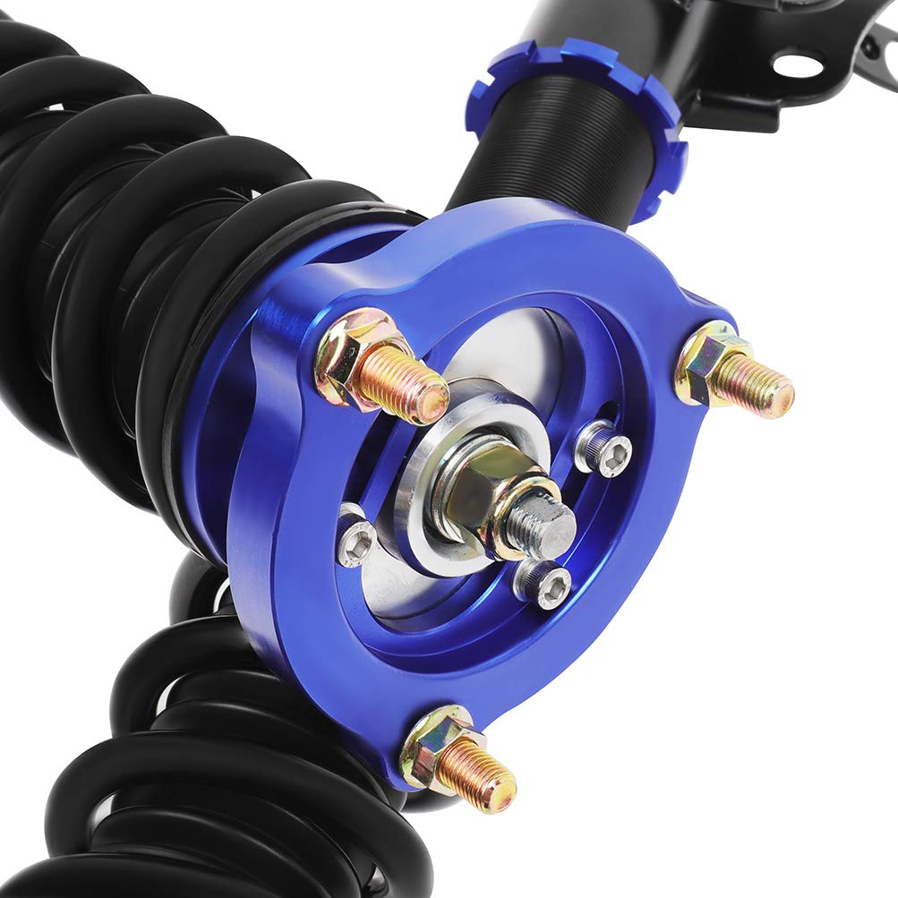Adjustable Height Coilover Suspension Kit - Full Set of Coil Spring Shocks & Struts for 2006-2011 Honda Civic (Blue) | Perfect for Performance Tuning, Street Racing & Smooth Ride Upgrades