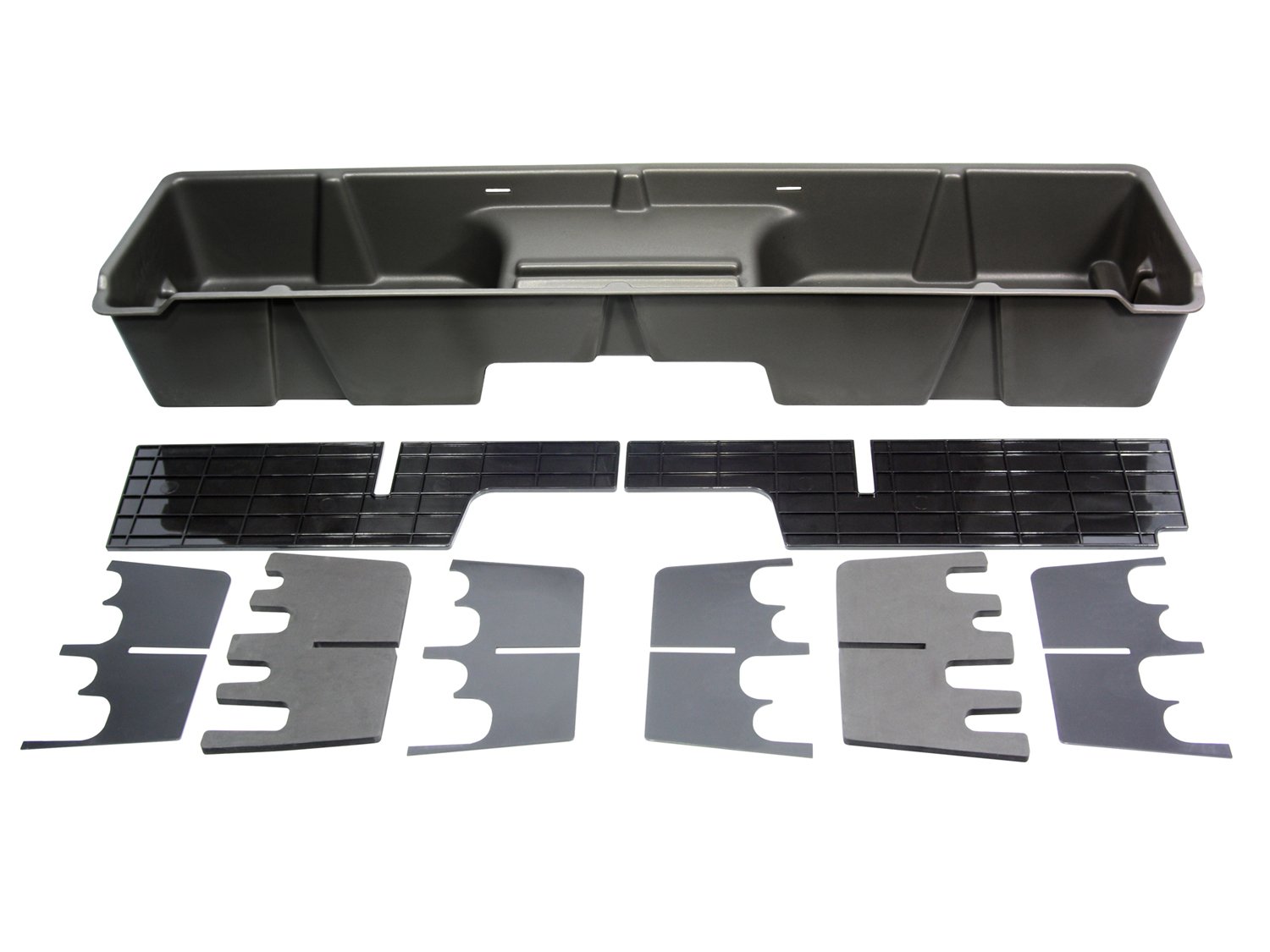 DU-HA 10001 Under-Seat Storage Organizer for Trucks & SUVs - Heavy Duty Vehicle Storage Bin with Non-Slip Base - Perfect for Car Accessories, Tools & Emergency Kits