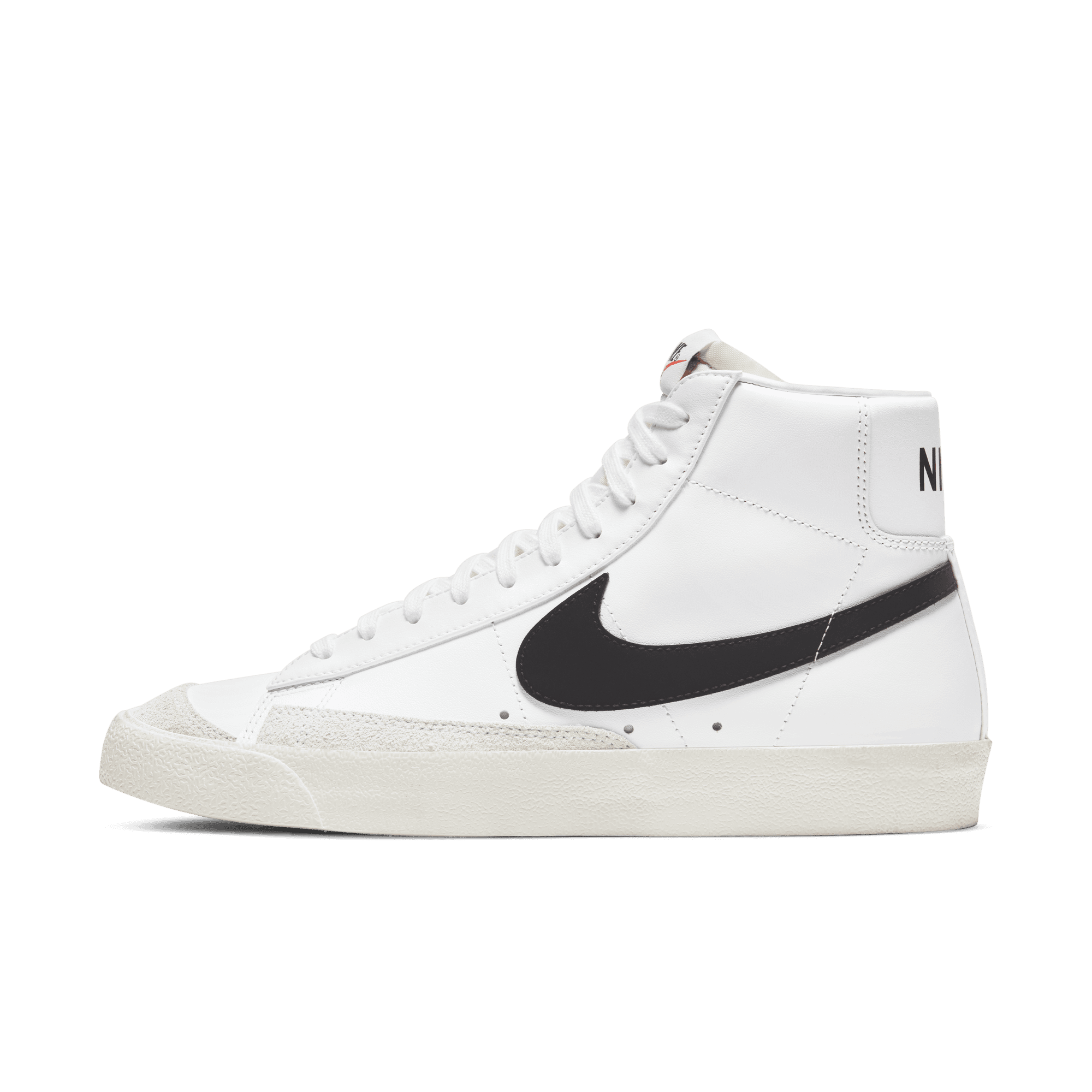 Nike Blazer Mid '77 Vintage Sneakers - White & Black Retro Basketball Shoes for Men & Women | Casual Streetwear & Vintage Style Outfits