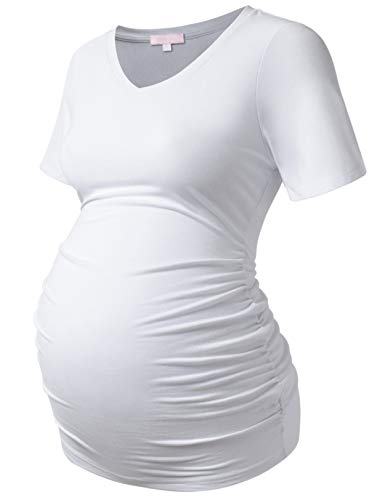 White Vneck