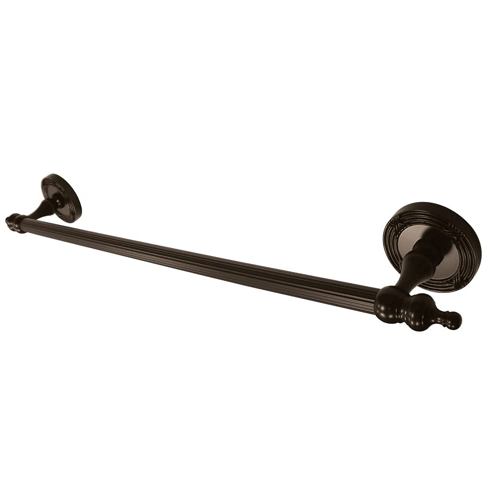 Kingston Brass BA9911ORB 24-Inch Oil Rubbed Bronze Towel Bar - Bathroom Towel Rack for Hand & Bath Towels, Perfect for Bathrooms, Powder Rooms & Spa Areas