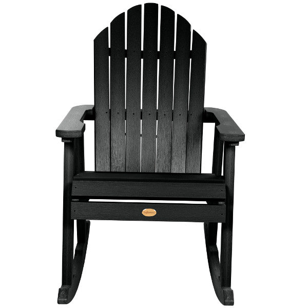 Hamilton Rocking Chair - Comfortable Wooden Rocking Chair for Living Room, Nursery & Porch - Classic Design with Padded Seat & Backrest - Perfect for Relaxing, Nursing & Reading