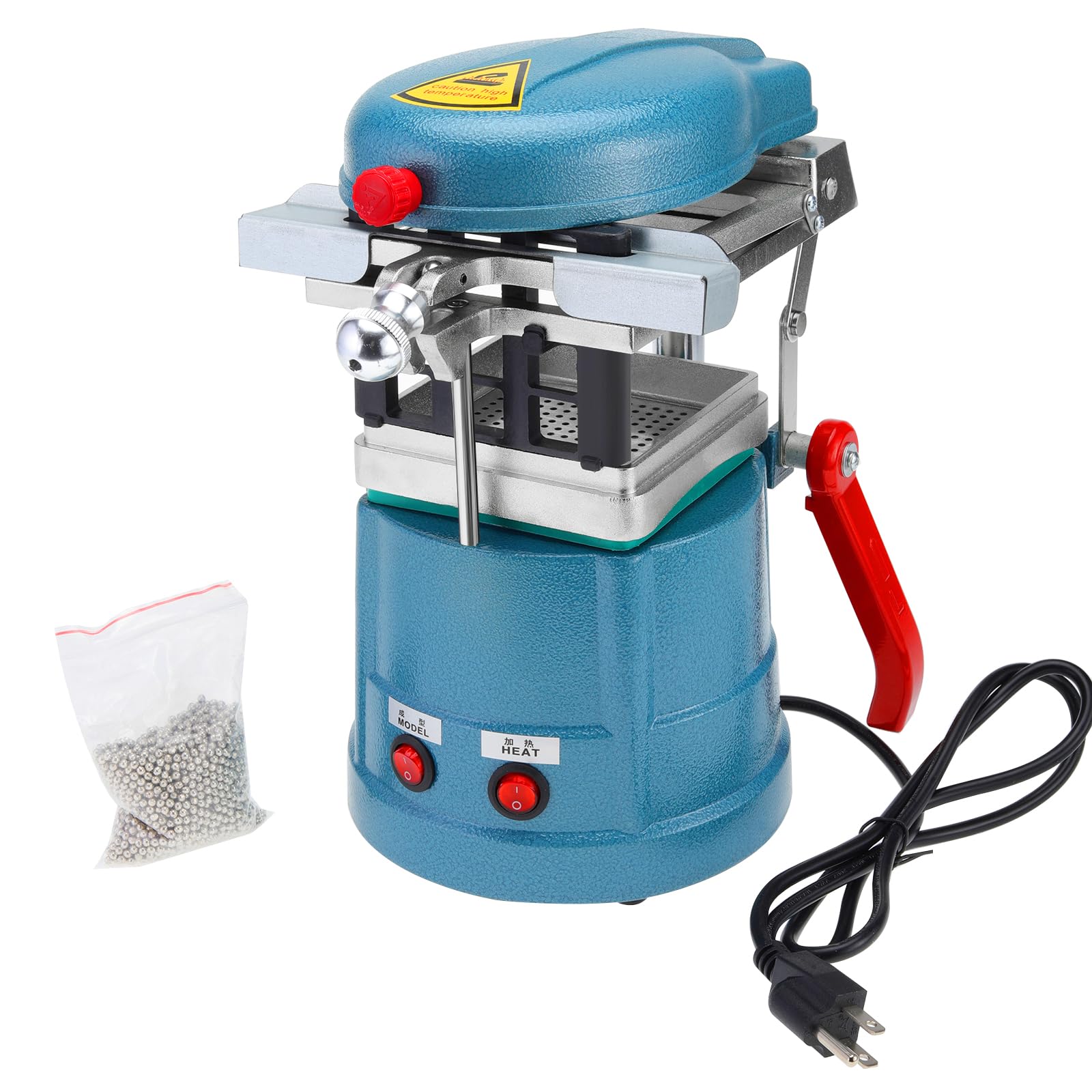 Vacuum Forming Machine - Power Former Heat Molding Tool with Steel Balls for Plastic Fabrication | Lab Equipment & DIY Projects | Perfect for Prototyping, Packaging, and Educational Use