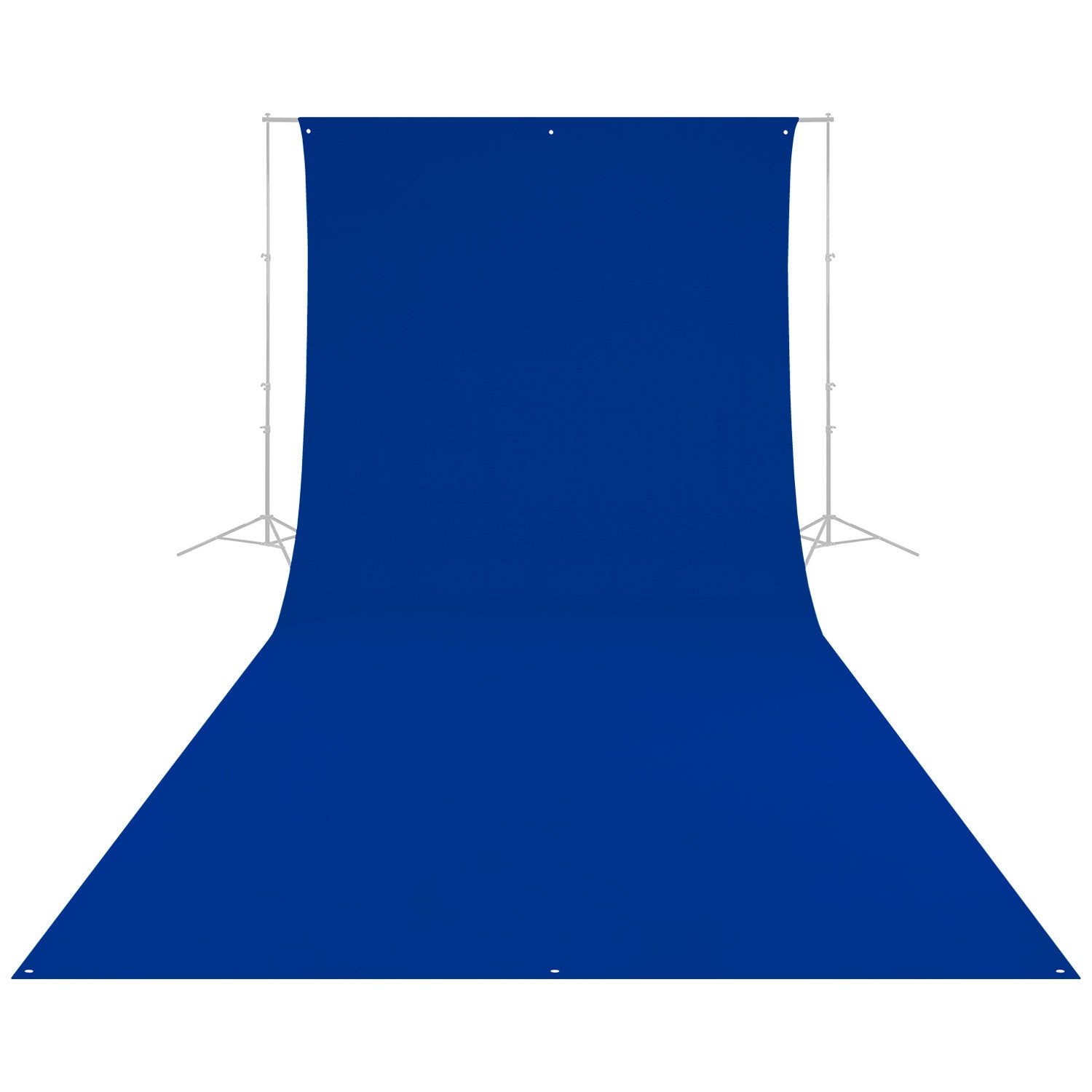 Royal Blue & Chroma Key Blue Wrinkle Resistant Backdrop - 9' x 20' Photography Background for Green Screen, Video Studio, and Virtual Meetings
