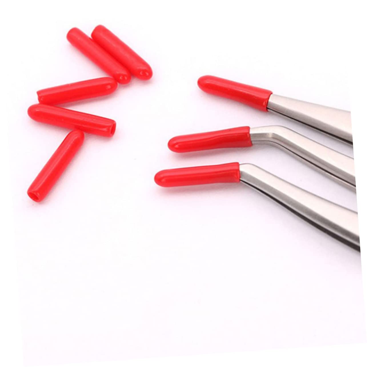 Non-Slip Silicone Lash Tweezer Cover Protector - Tip Protector for Eyelash Extensions - Perfect for Salon, Home Use & Professional Lash Artists