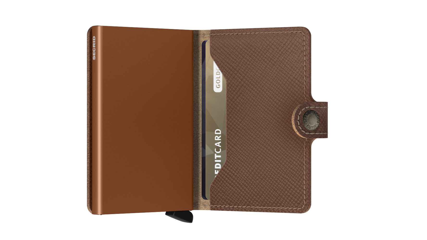 SECRID Miniwallet Saffiano Leather RFID Blocking Slim Wallet - Perfect for Travel, Business & Everyday Use